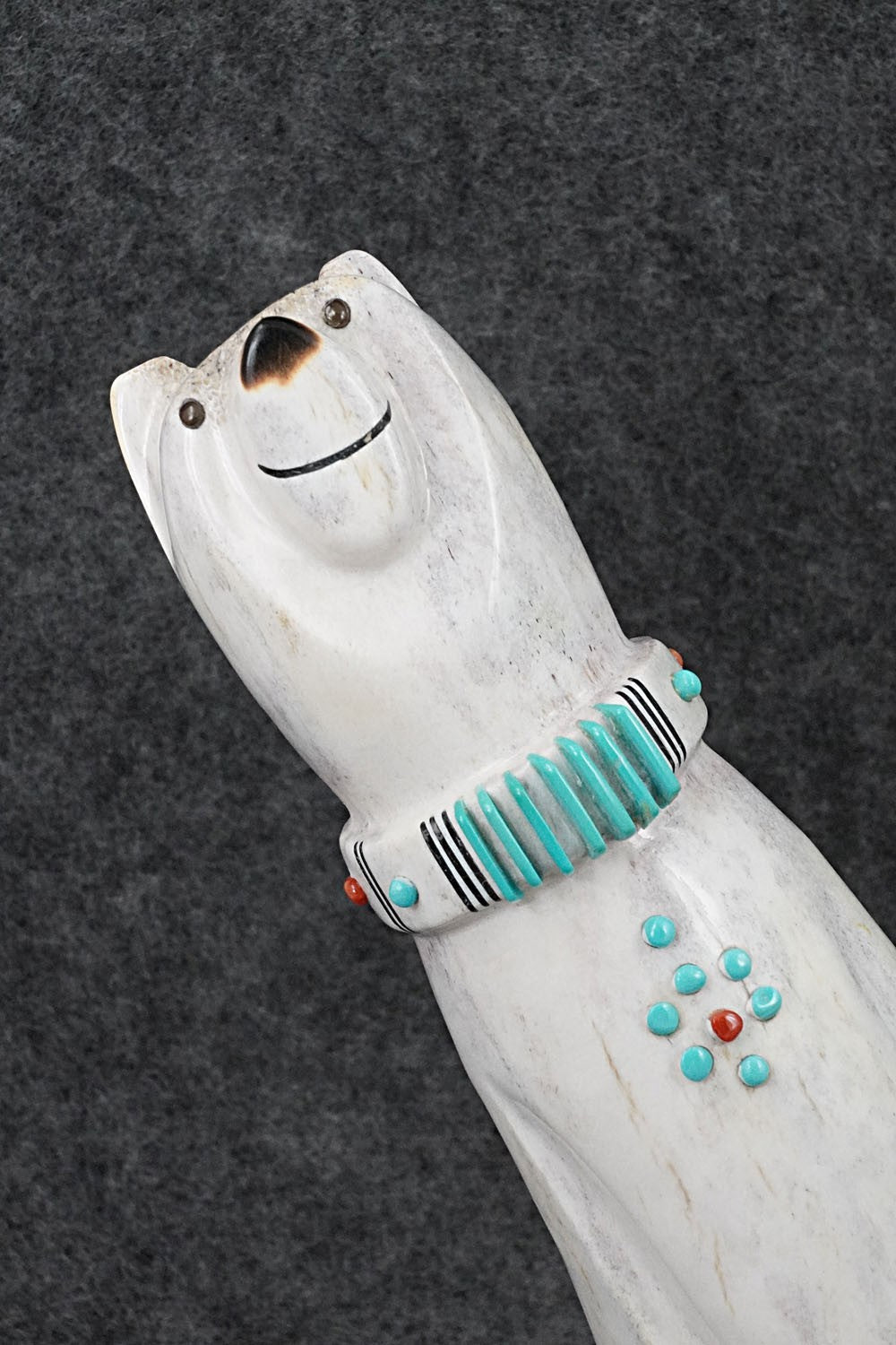 Dancing Bear Zuni Fetish Carving - Claudia Peina