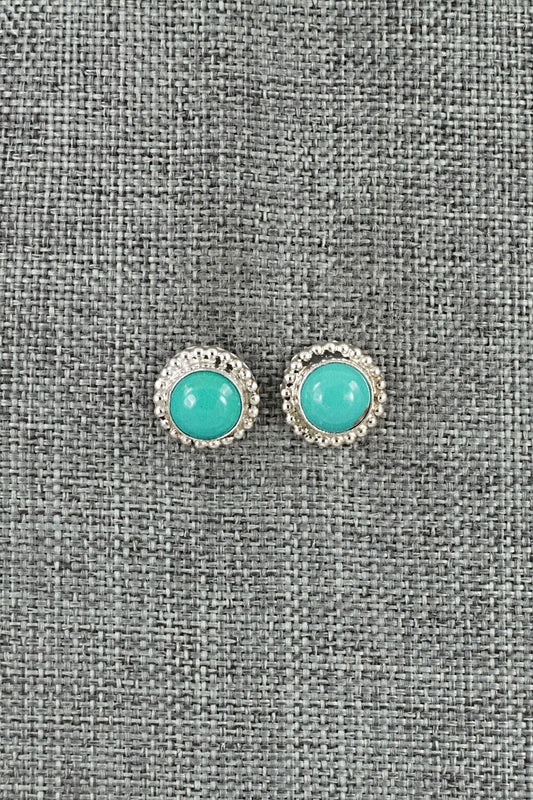 Turquoise & Sterling Silver Earrings - Byron Begay