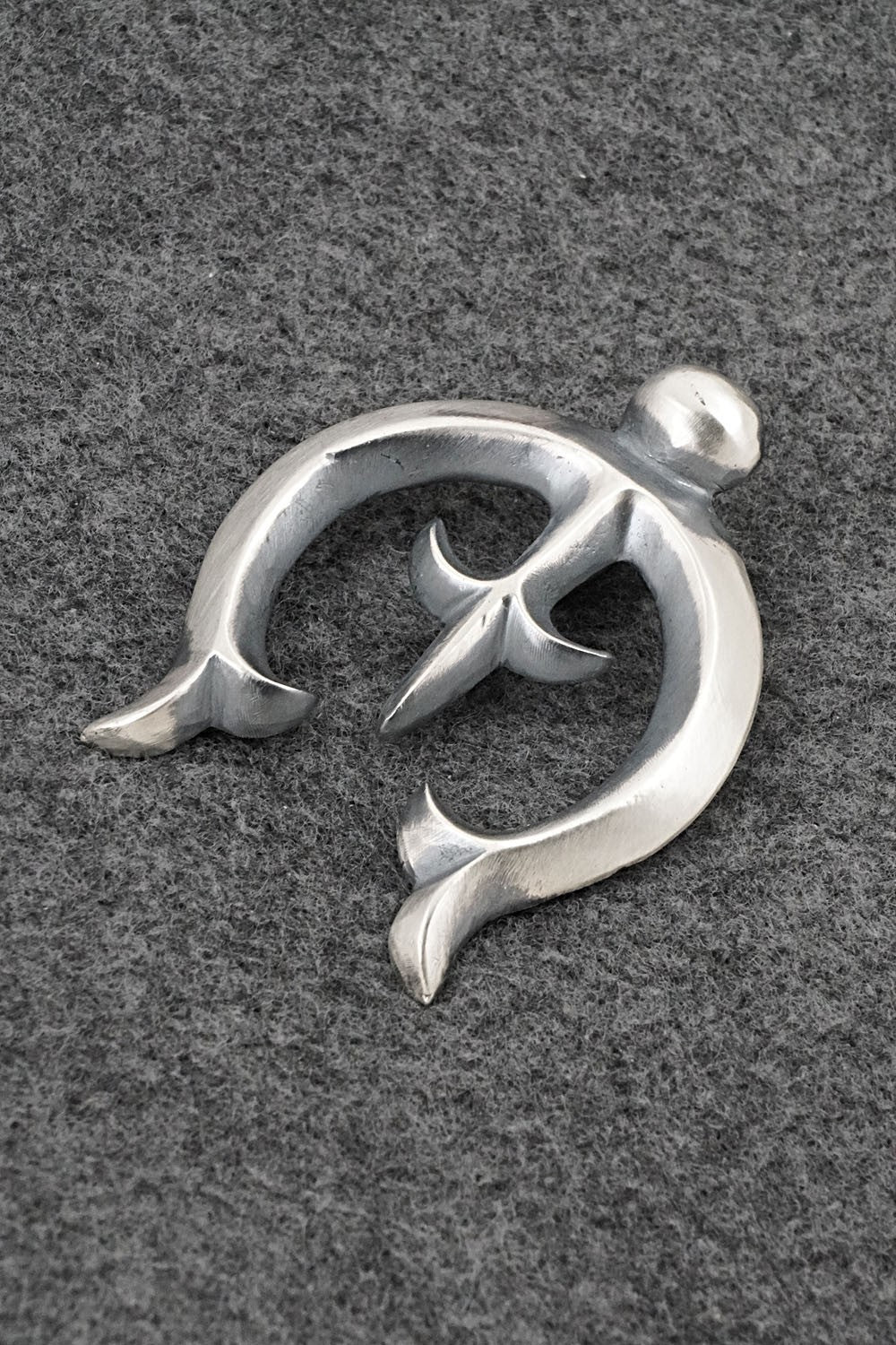 Sterling Silver Naja Pendant - Harrison Bitsue