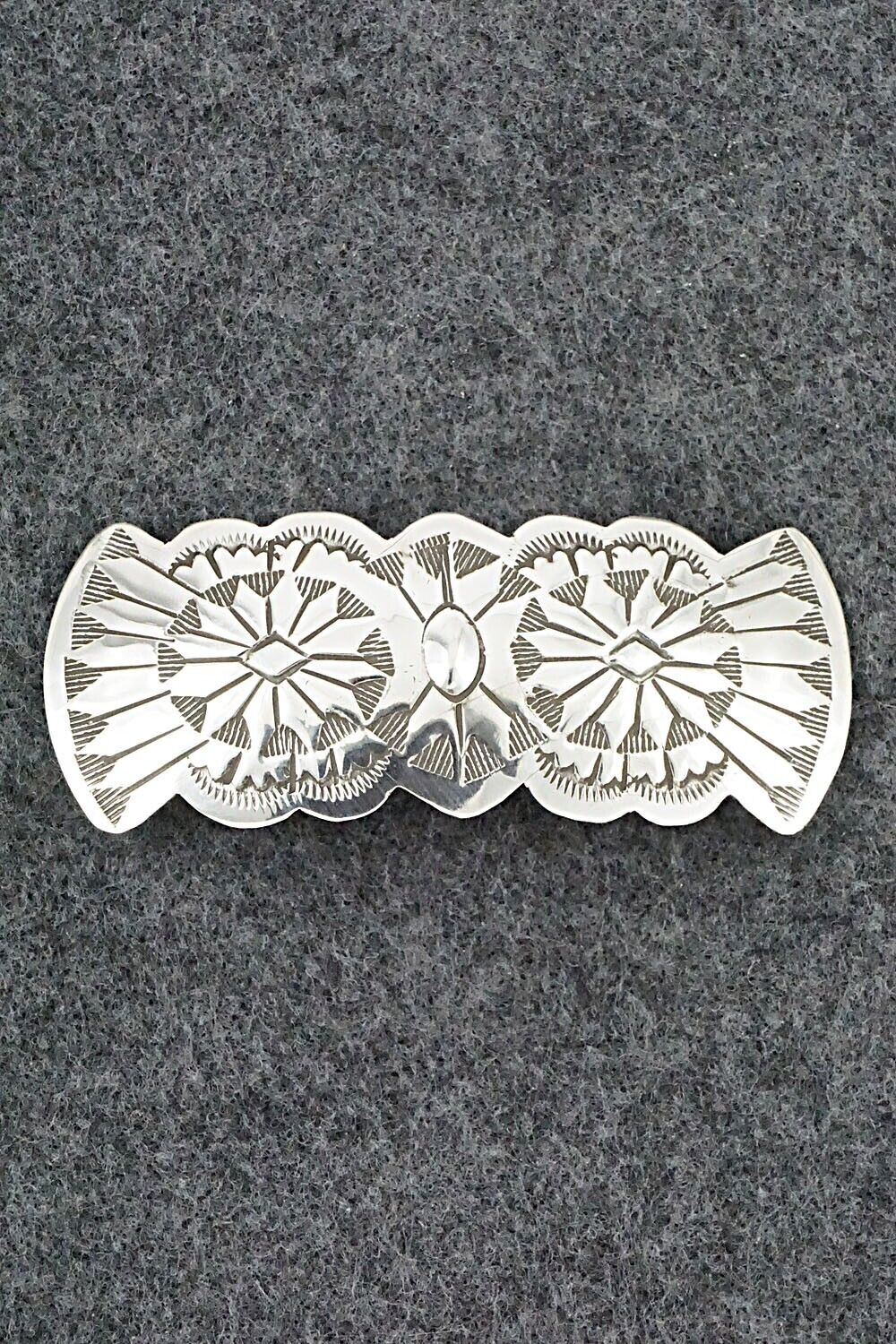 Sterling Silver Hair Barrette - Arlene Soce