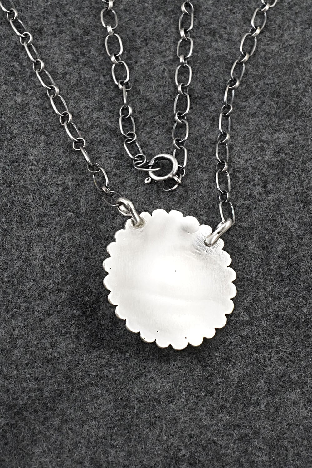 Turquoise & Sterling Silver Necklace - Sheldon Mariano