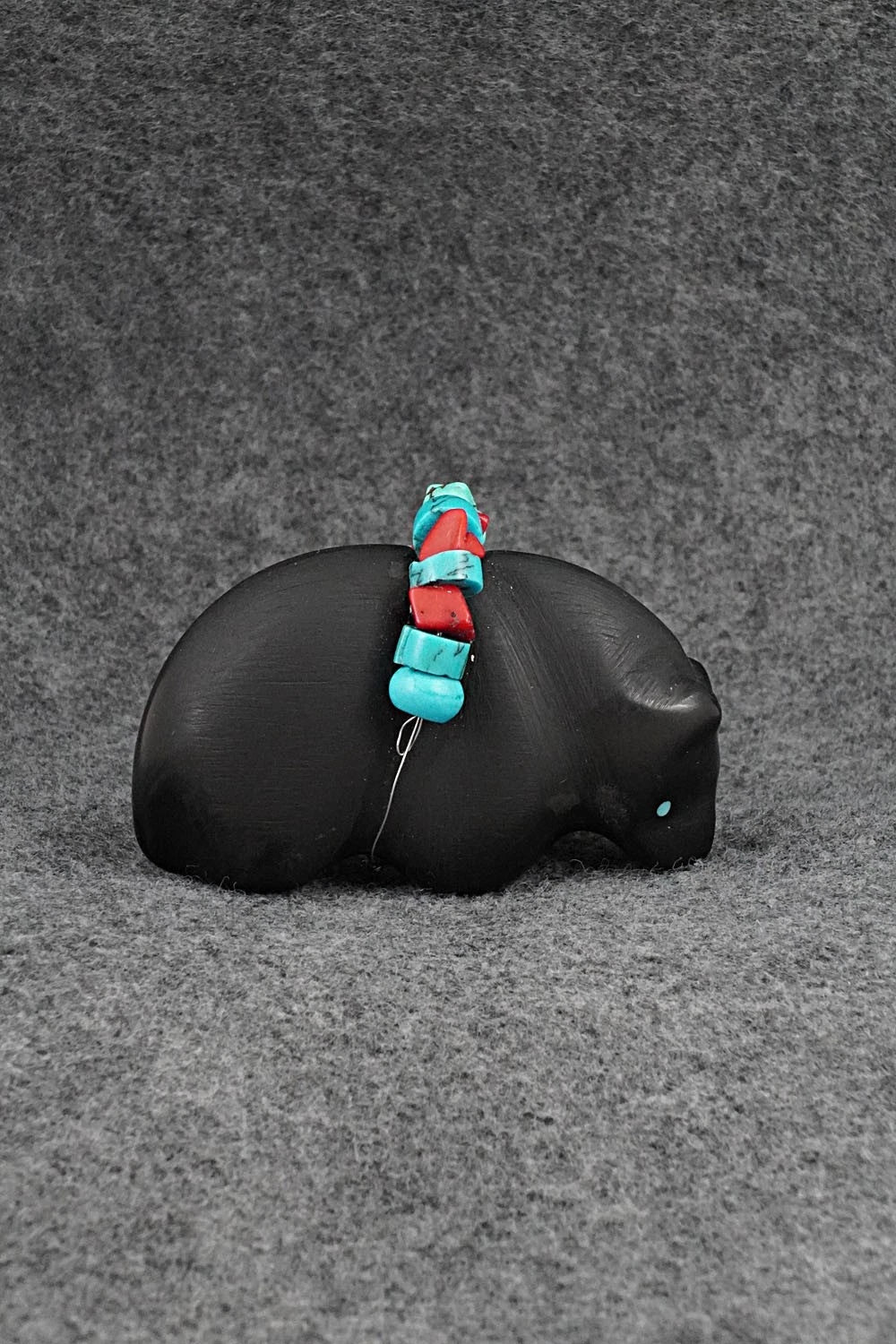 Bear Zuni Fetish Carving - Braden Peynesta