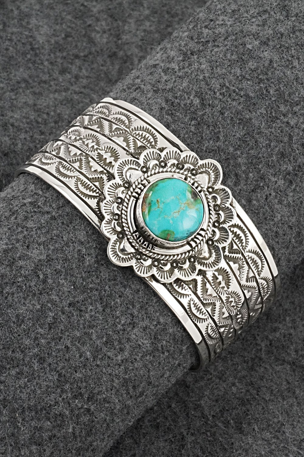 Turquoise & Sterling Silver Bracelet - Eula Wylie