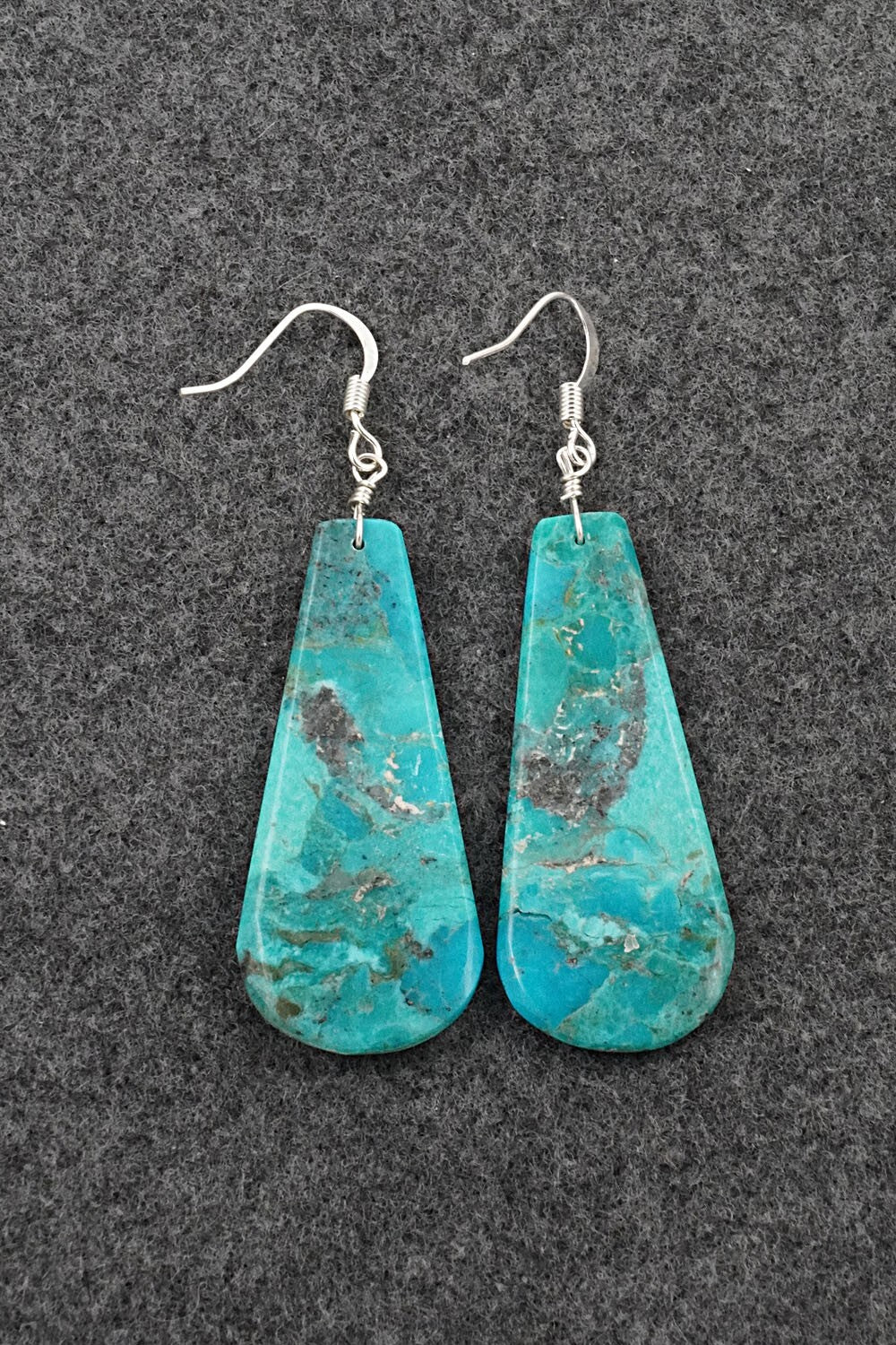 Turquoise & Sterling Silver Earrings - Tammy Nolcot