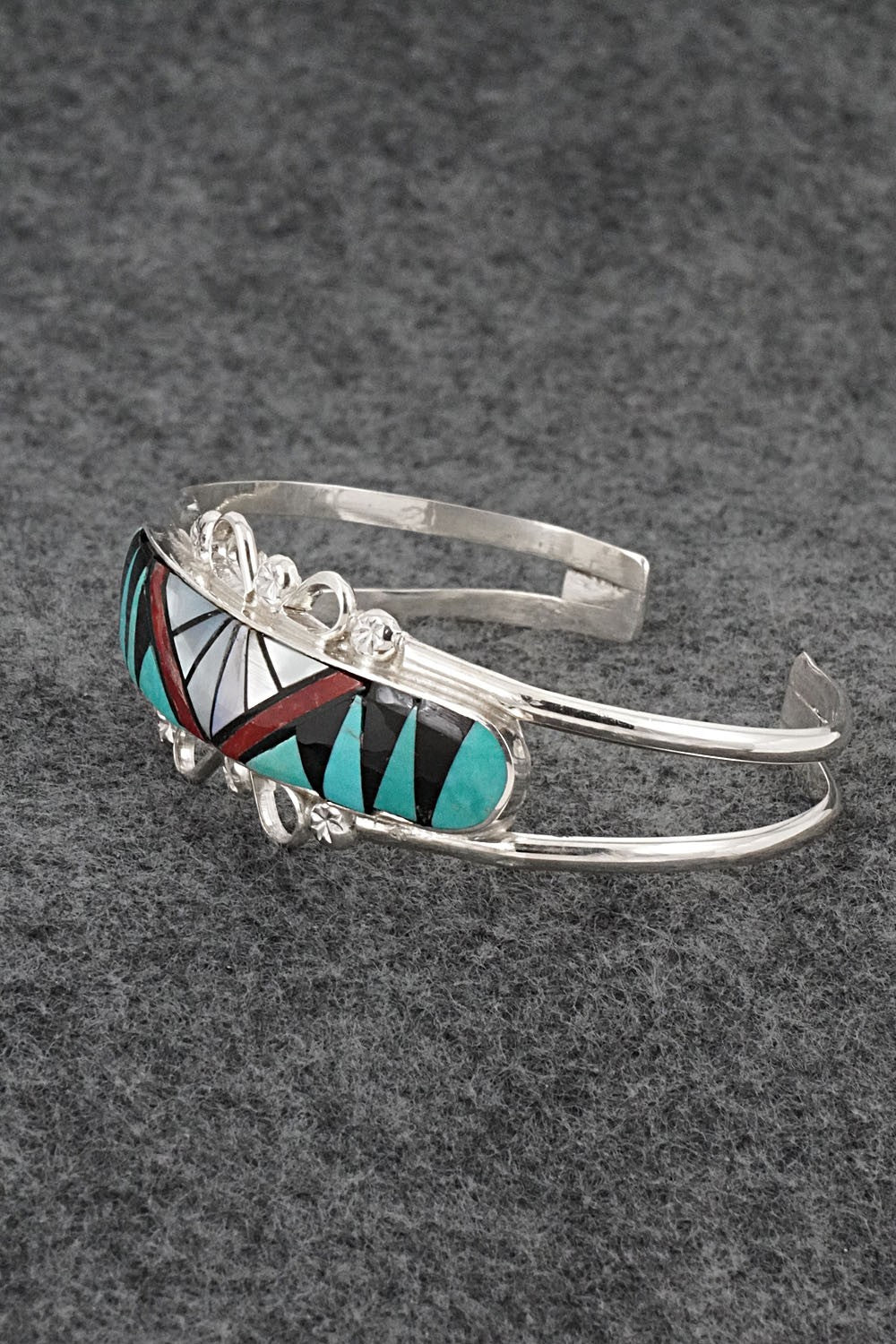 Multi-Stone & Sterling Silver Bracelet - Ola Eriacho