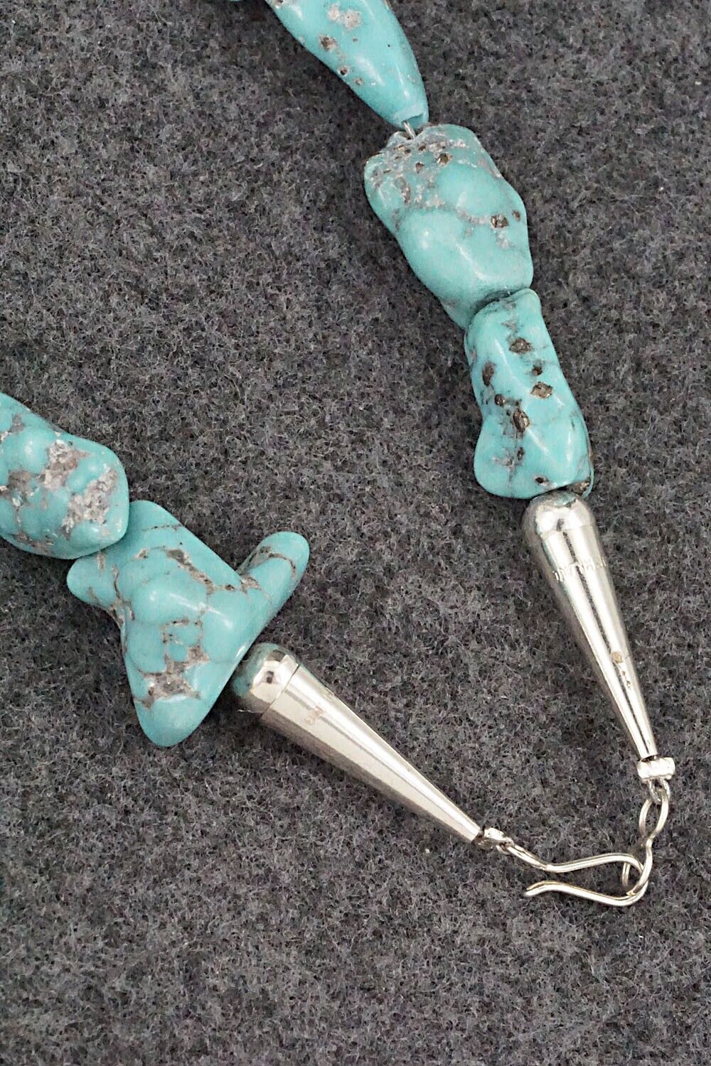 Turquoise & Sterling Silver Necklace - Doreen Jake