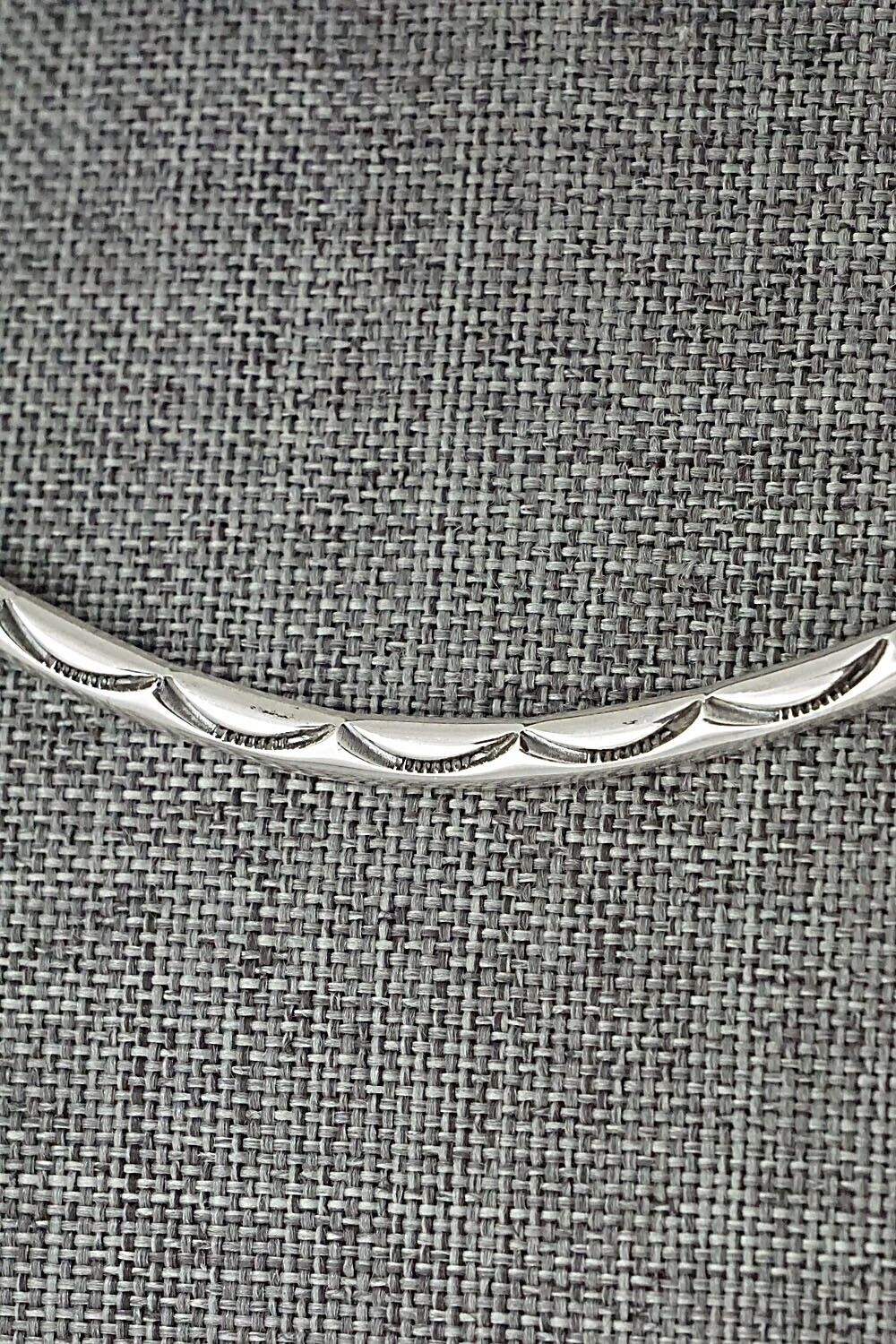 Sterling Silver Choker Necklace - Elaine Tahe