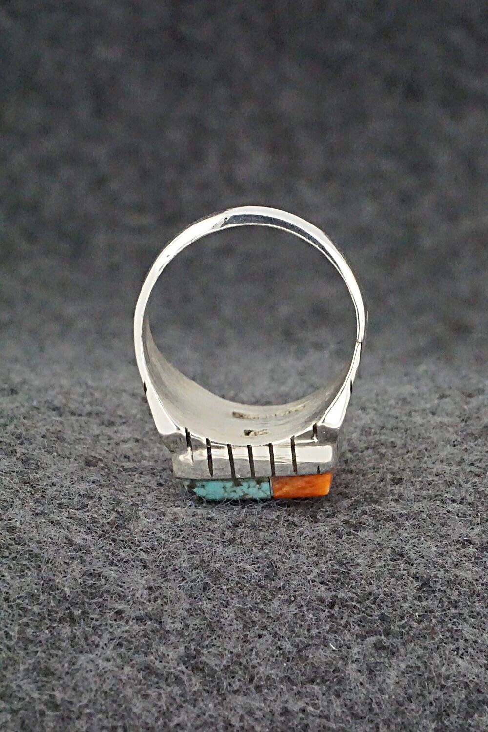 Multi-Stone & Sterling Silver Ring - Trevor Jack - Size 10