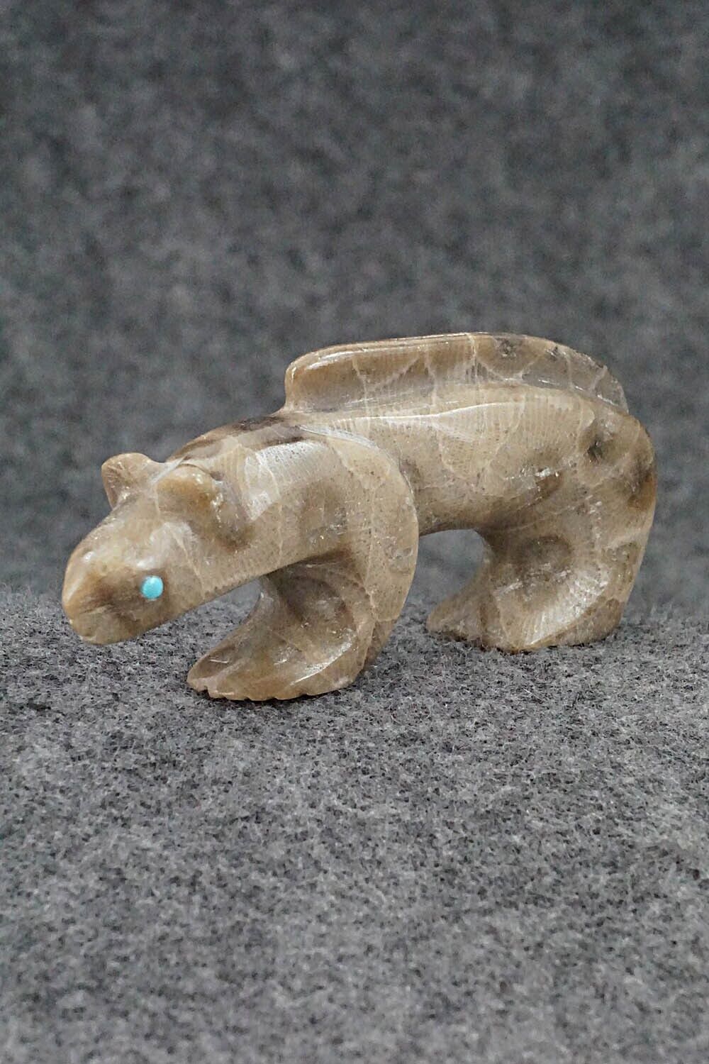 Mountain Lion Zuni Fetish Carving - Ronnie Lunasee