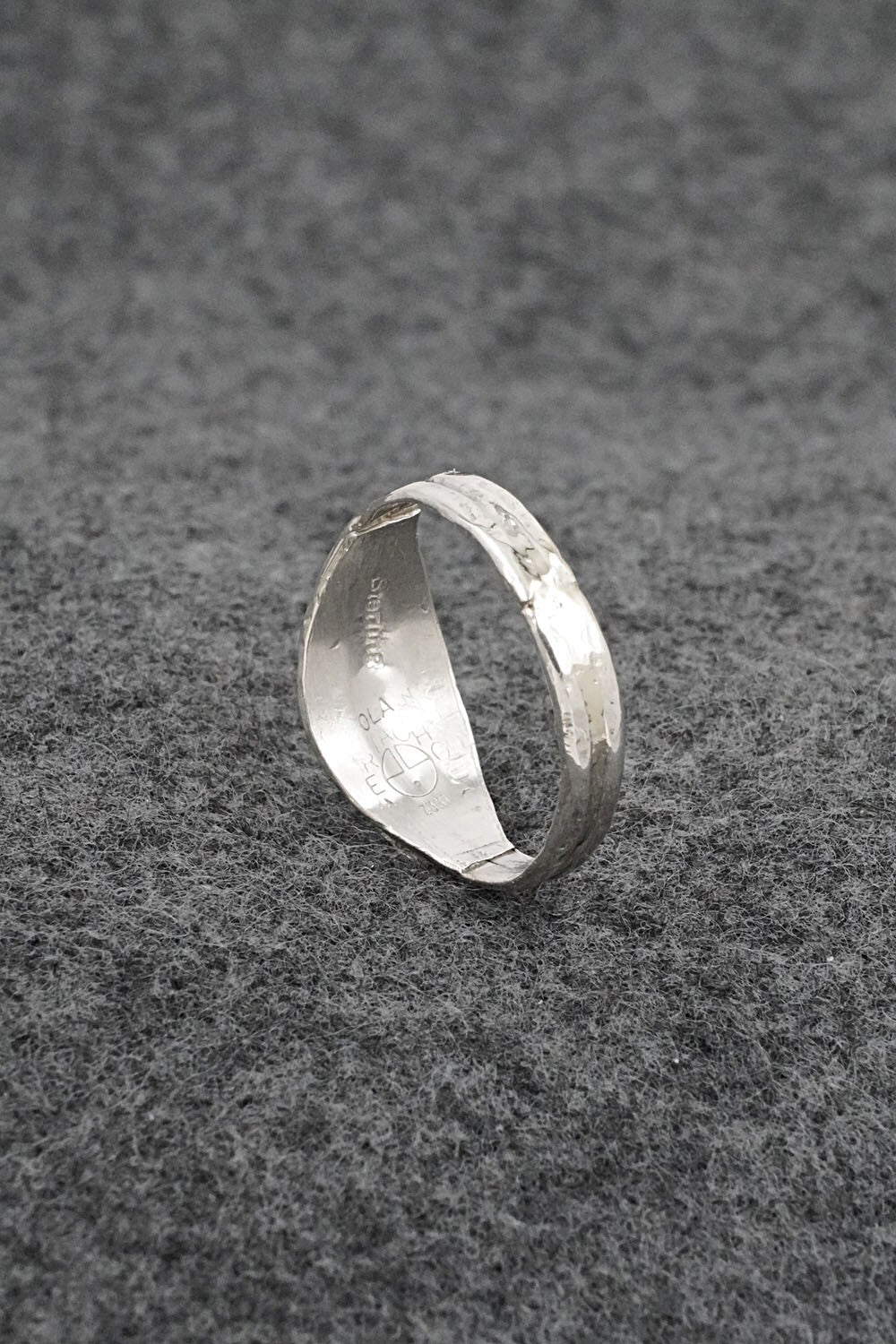 Multi-Stone & Sterling Silver Inlay Ring - Ola Eriacho - Size 9.5