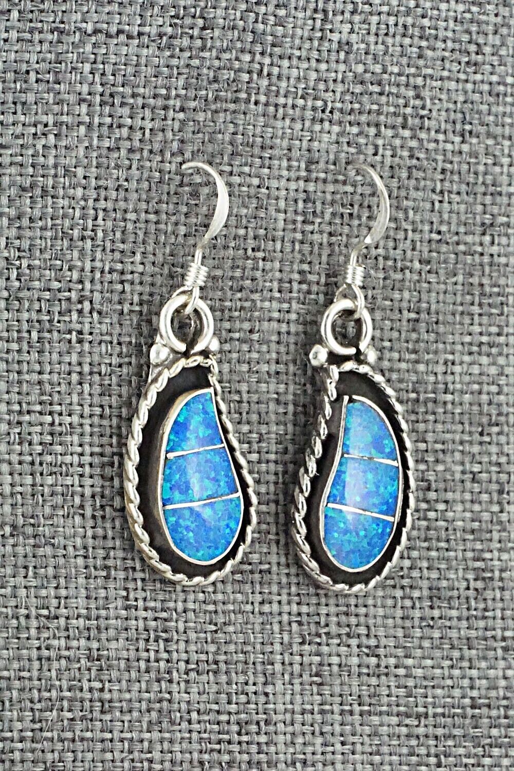 Opalite & Sterling Silver Earrings - Susie Lowsayatee