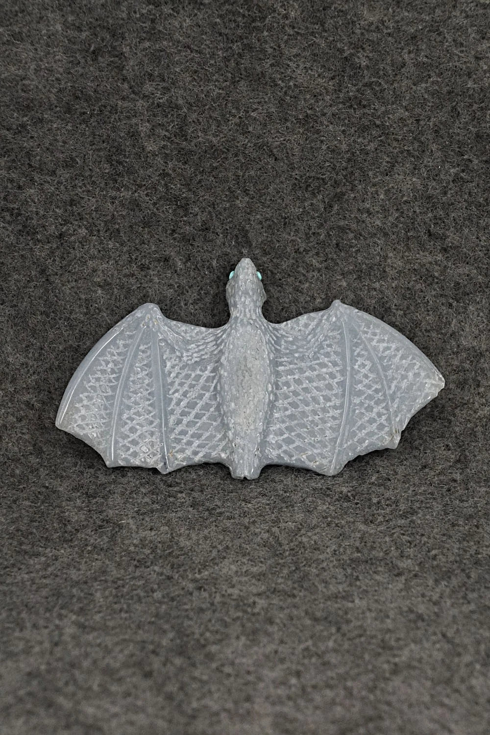 Bat Zuni Fetish Carving - Erick Lonjose