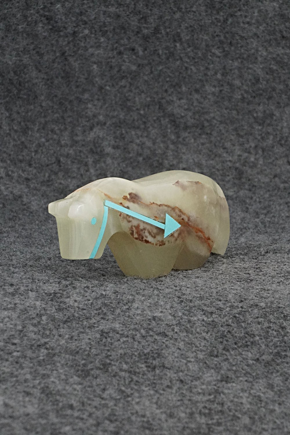 Horse Zuni Fetish Carving - Bernard Laiwakete