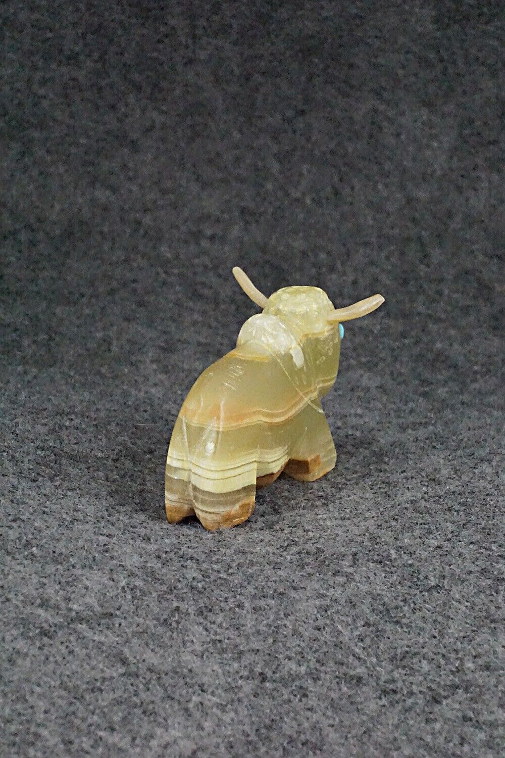 Buffalo Zuni Fetish Carving - Cody Chavez