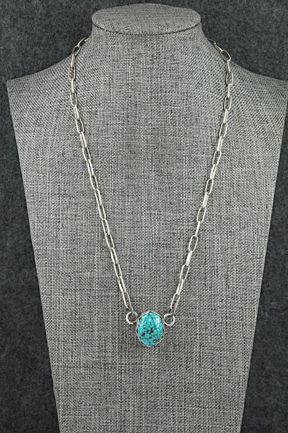 Turquoise & Sterling Silver Necklace - Randy Boyd