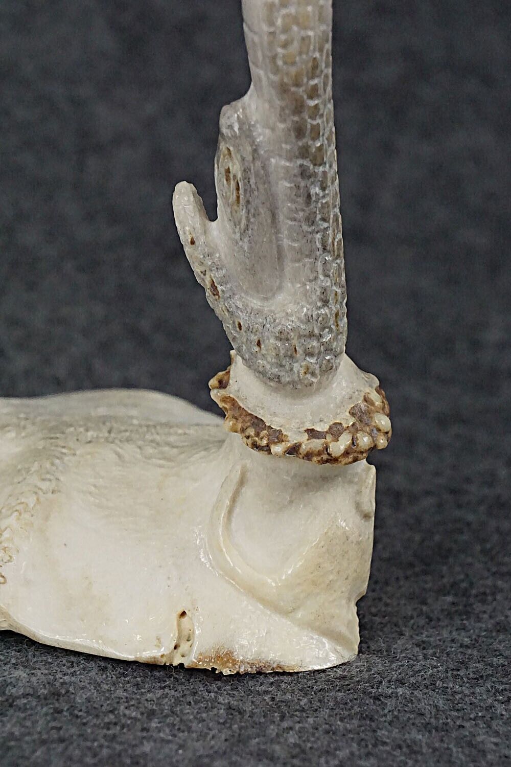 Rattlesnake & Mouse Zuni Fetish Carving - Maxx Laate