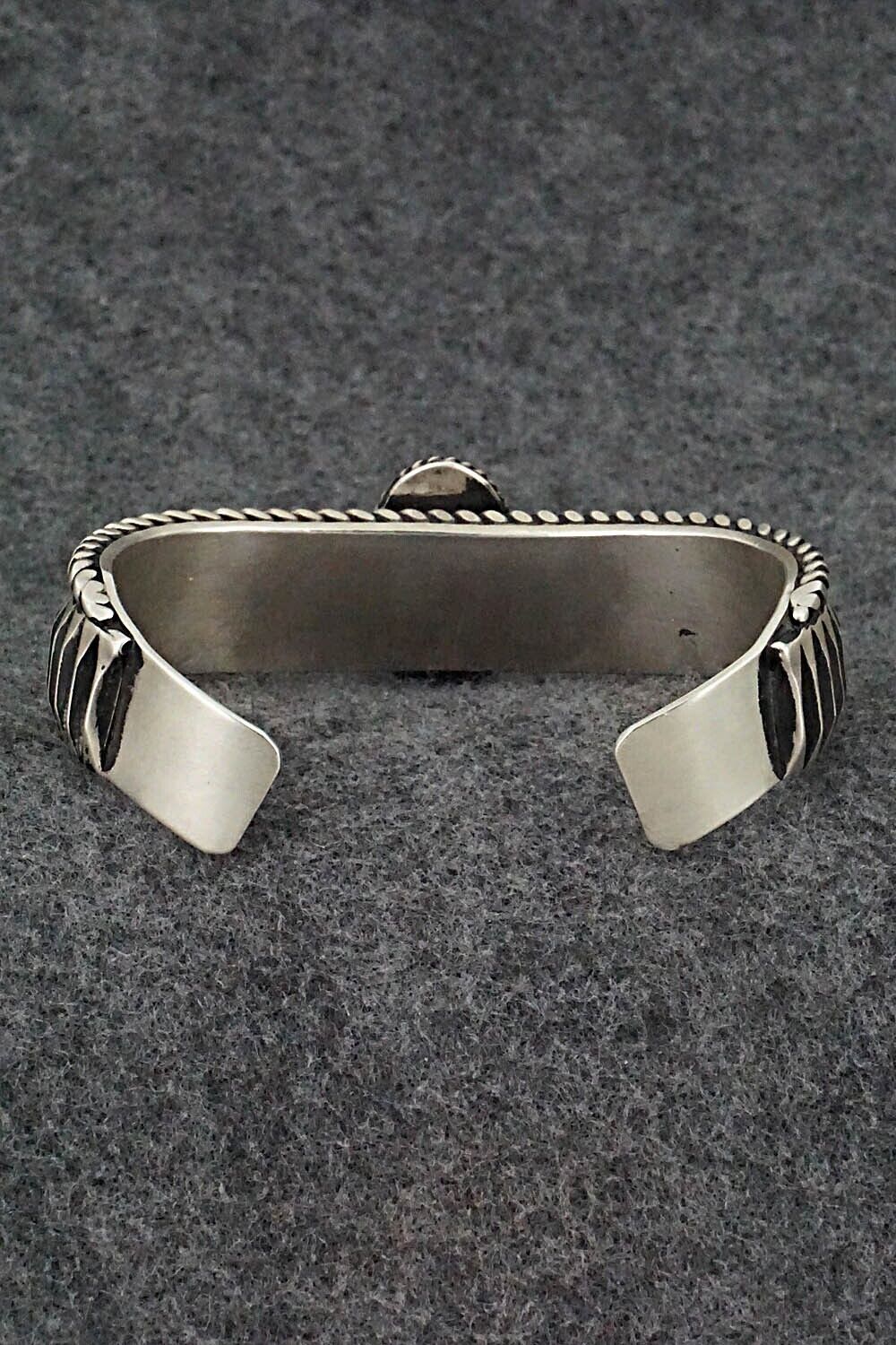 Turquoise & Sterling Silver Bracelet - Leander Tahe