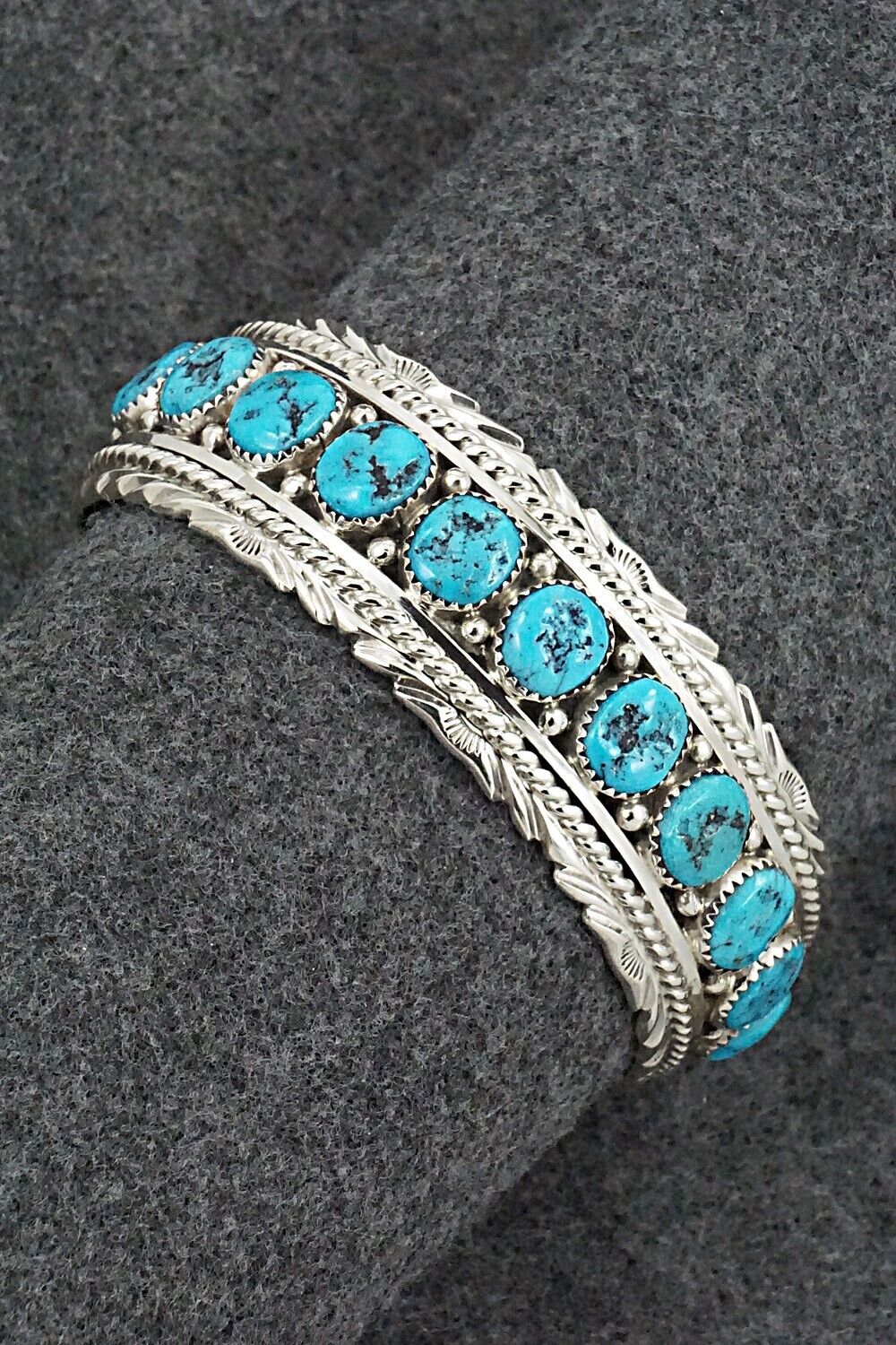 Turquoise & Sterling Silver Bracelet - Martin Muskett