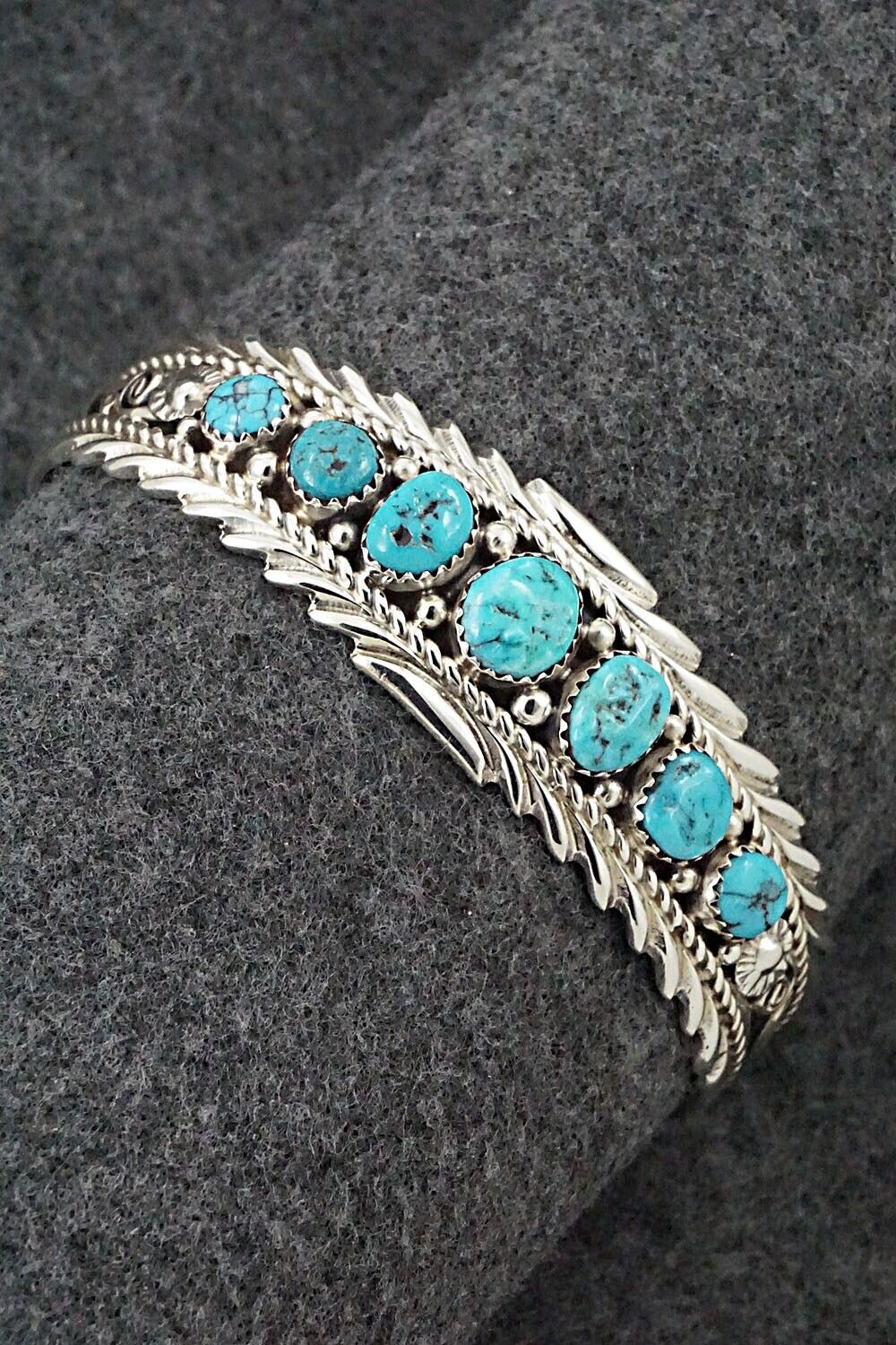 Turquoise & Sterling Silver Bracelet - Anthony Brown