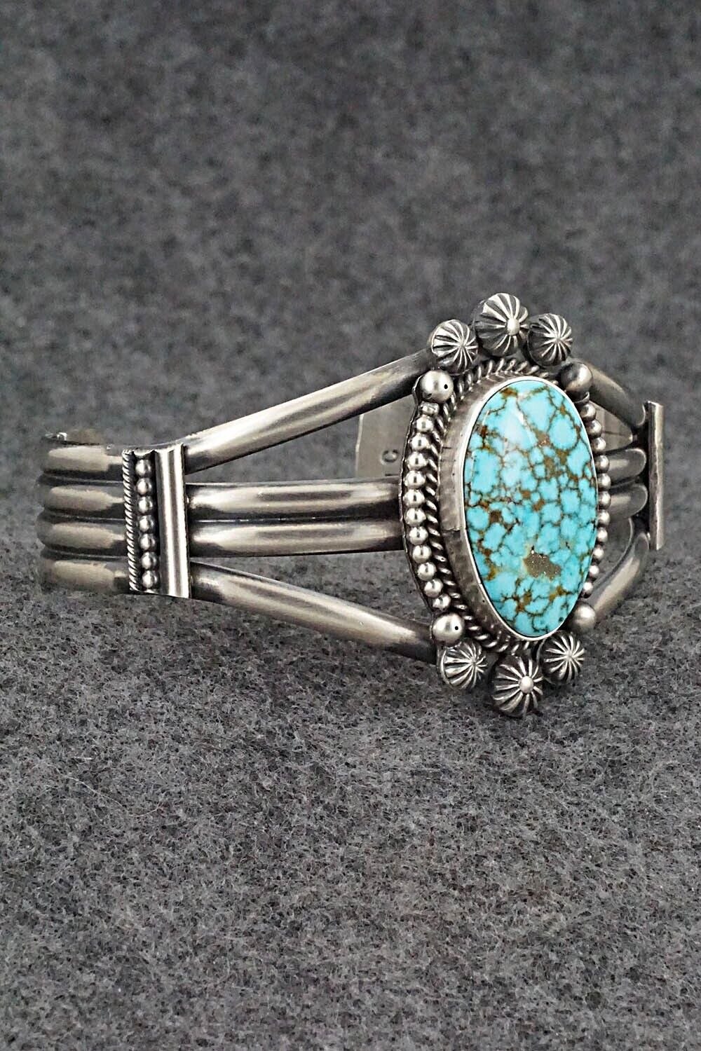 Turquoise & Sterling Silver Bracelet - Michael Calladitto