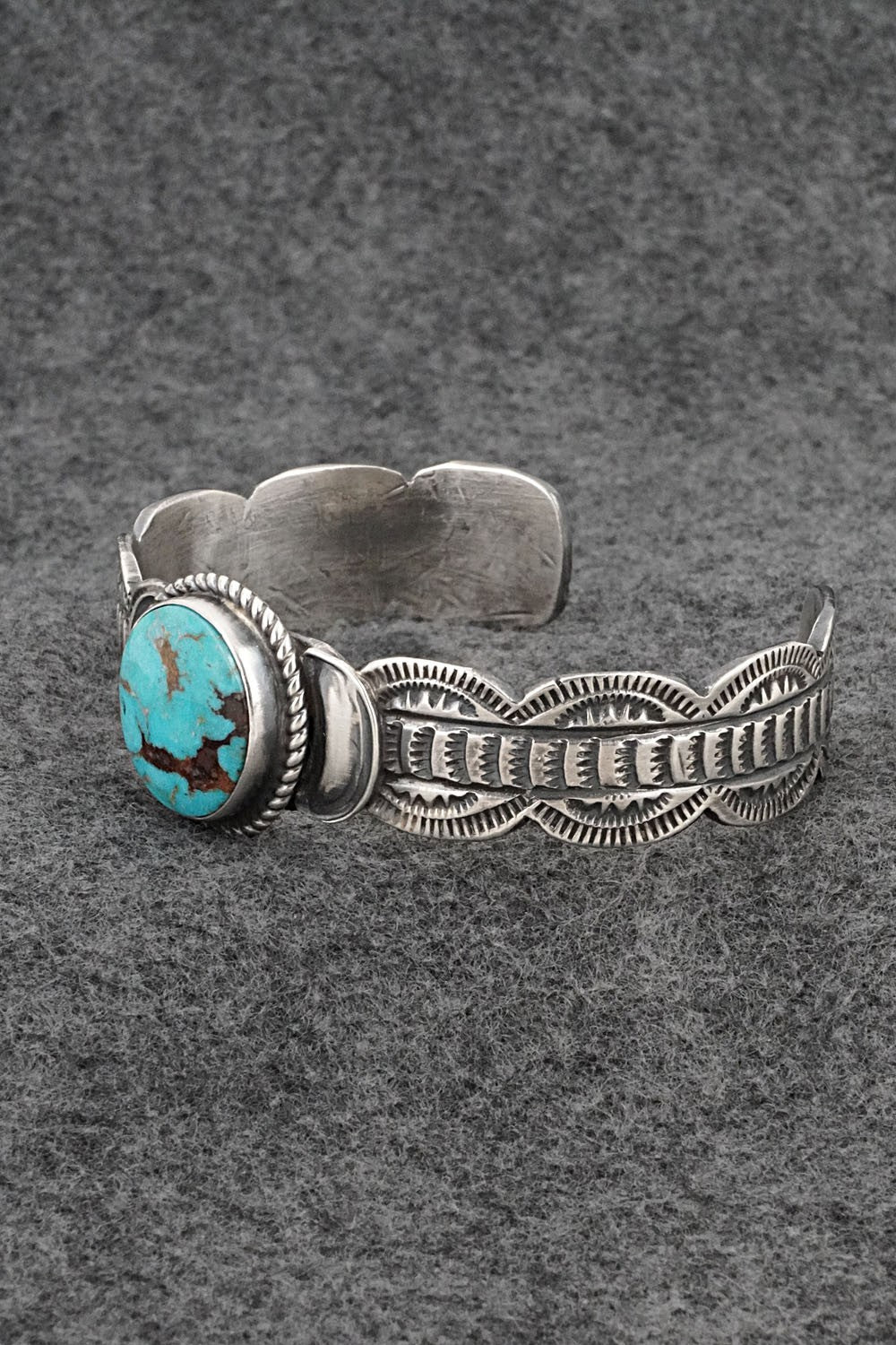 Turquoise & Sterling Silver Bracelet - Tillie Jon