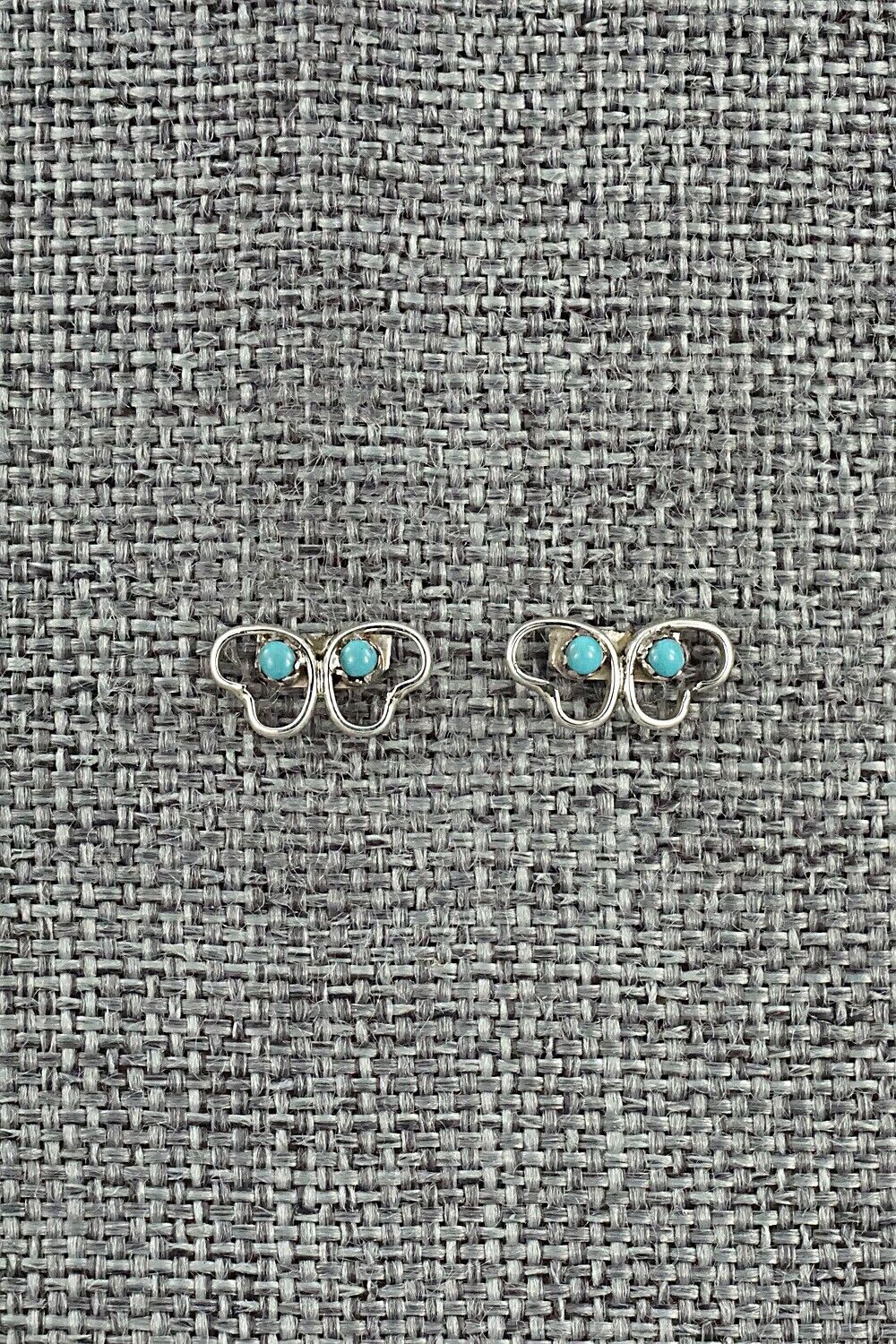 Turquoise & Sterling Silver Earrings - Dorothy Natachu