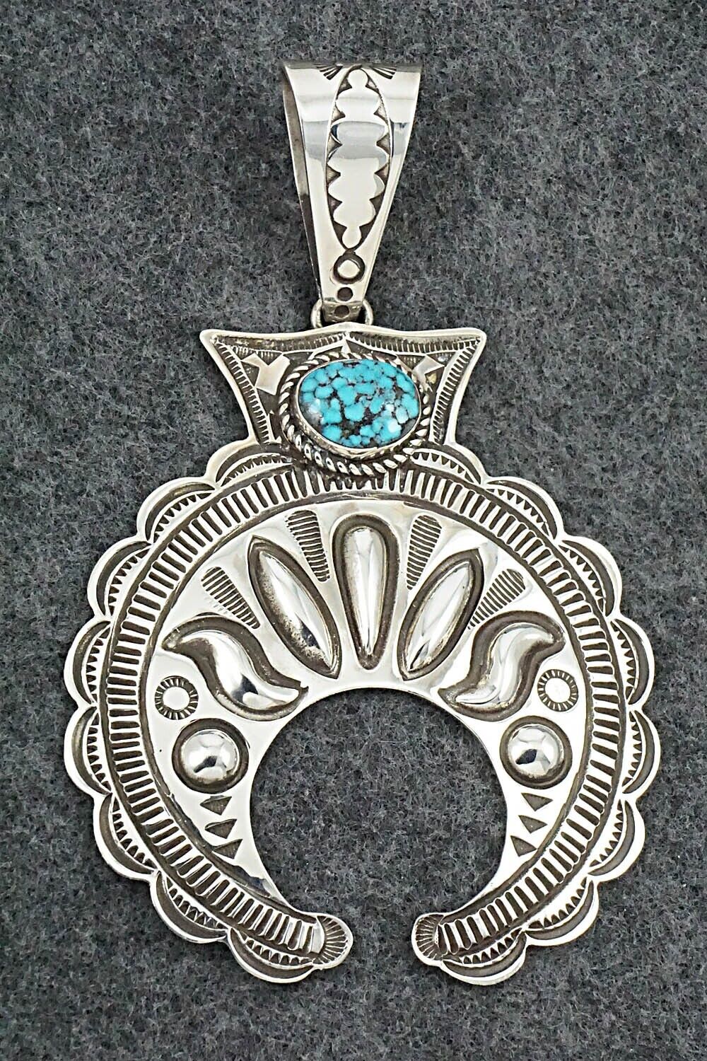 Turquoise & Sterling Silver Pendant - Alex Sanchez