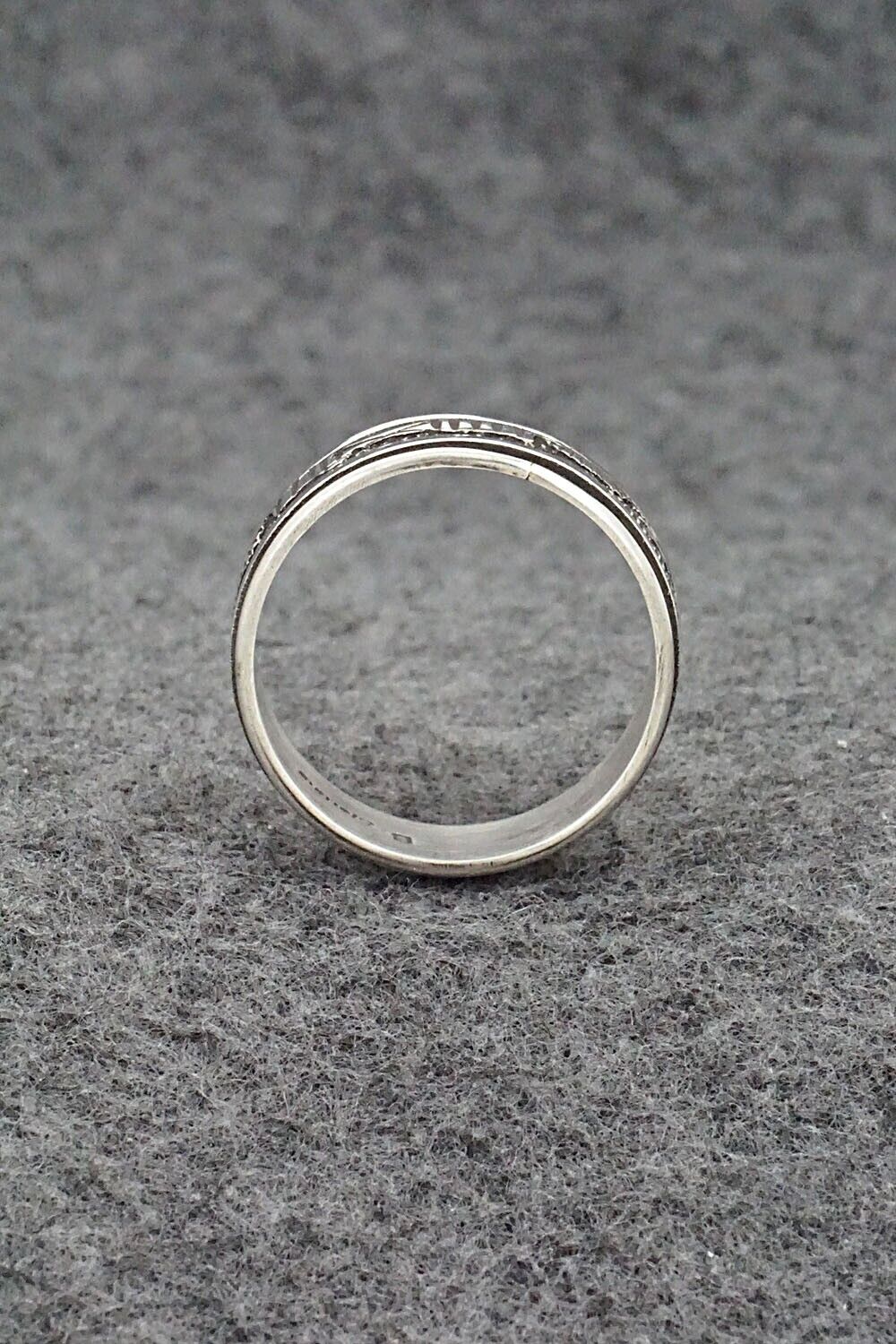 Sterling Silver Spinner Ring - Elaine Becenti - Size 12