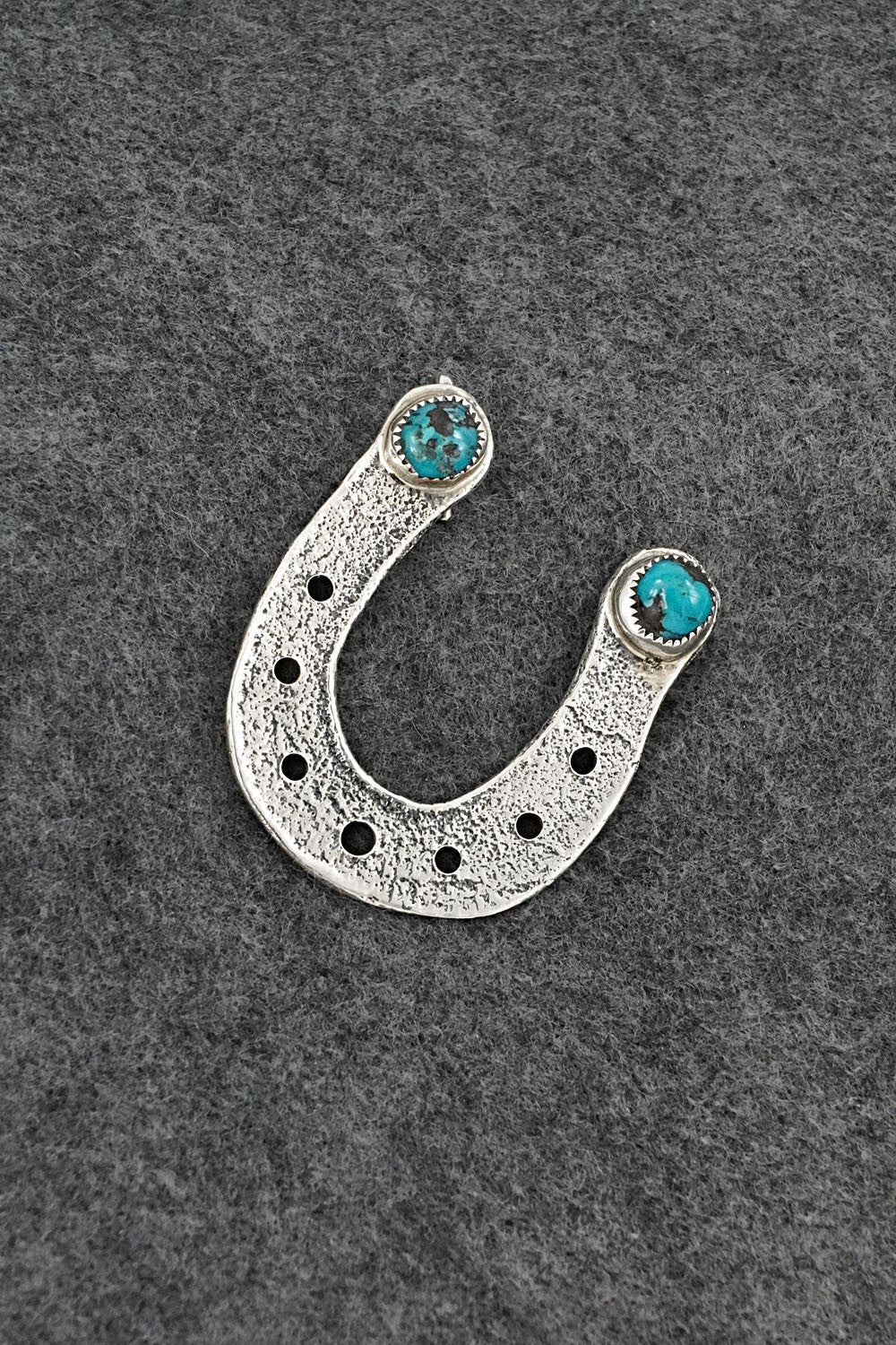 Turquoise & Sterling Silver Pendant - Darius Arviso