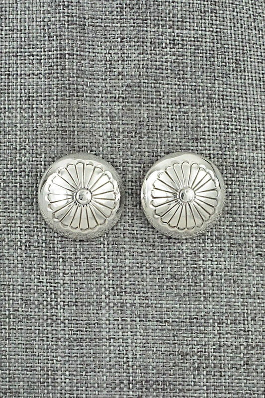 Sterling Silver Earrings - Marie Yazzie