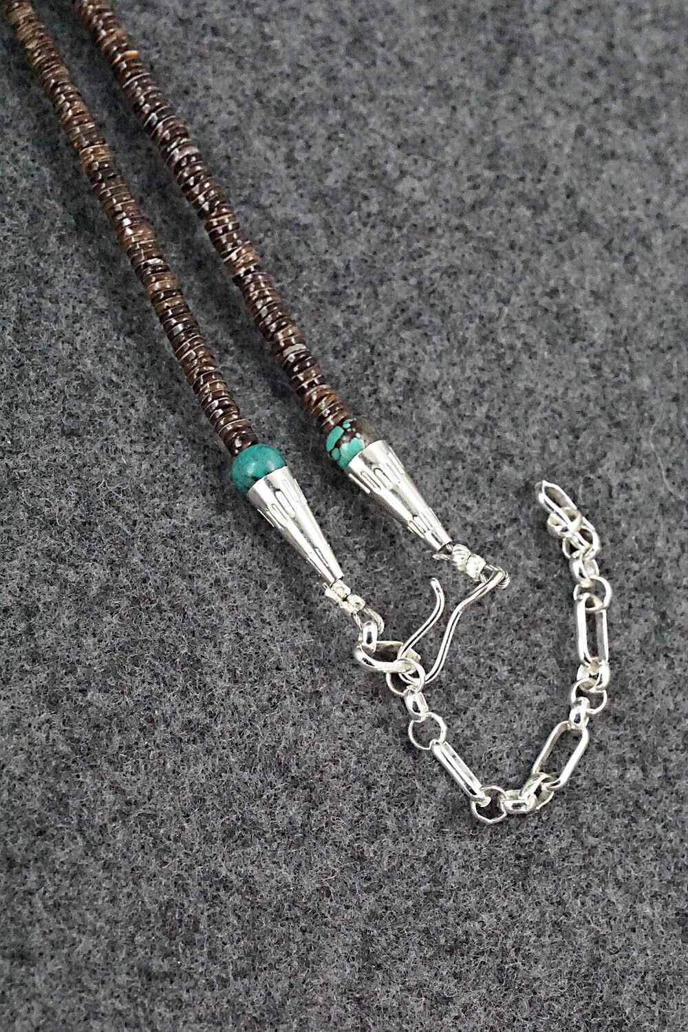 Multi-Stone and Sterling Silver Necklace - Helen Tsosie