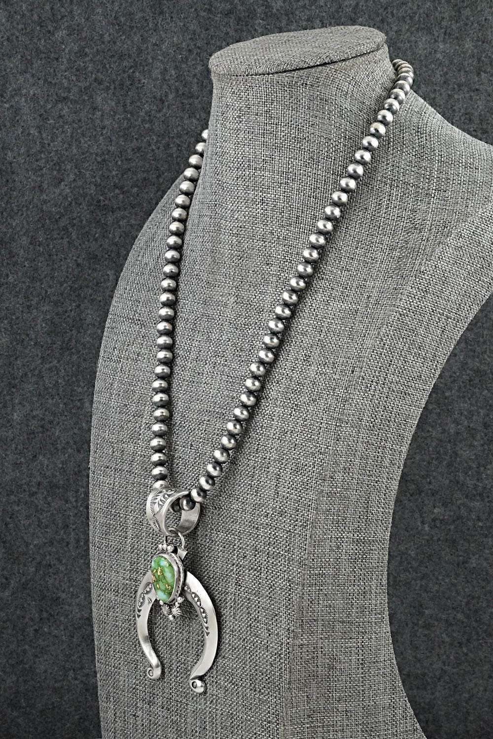 Turquoise & Sterling Silver Necklace - Samuel Yellowhair