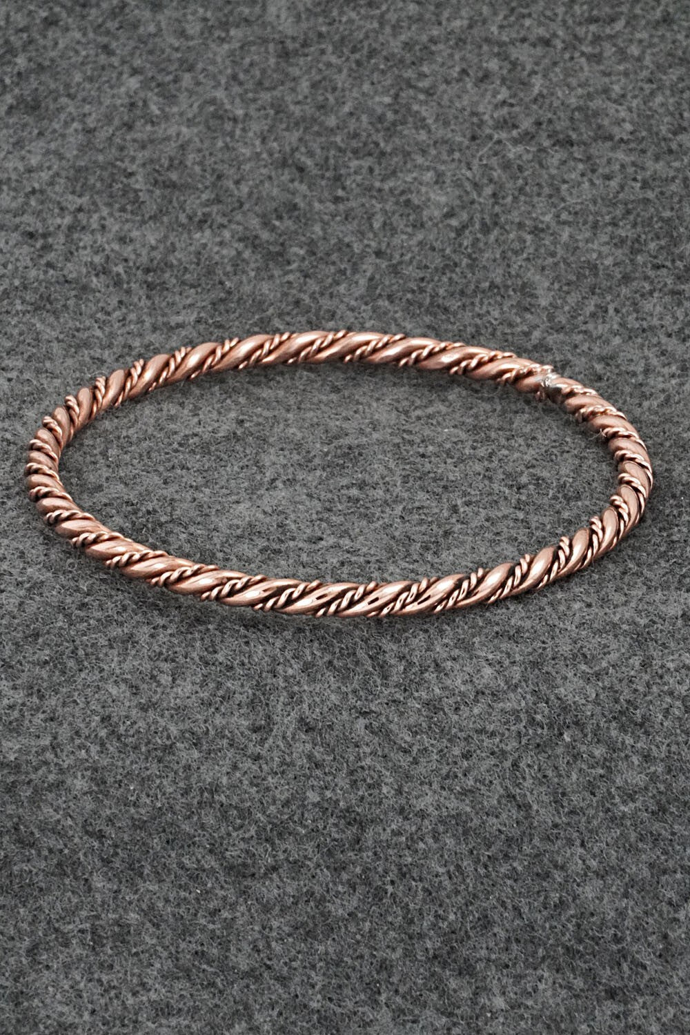 Copper Bangle Bracelet - Elaine Tahe