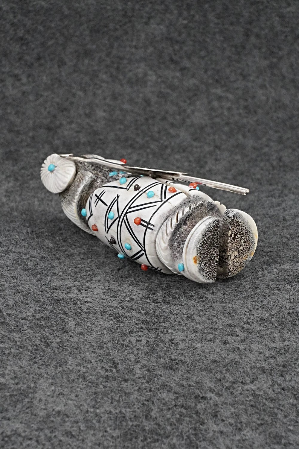 Warrior Zuni Fetish Carving - Claudia Peina