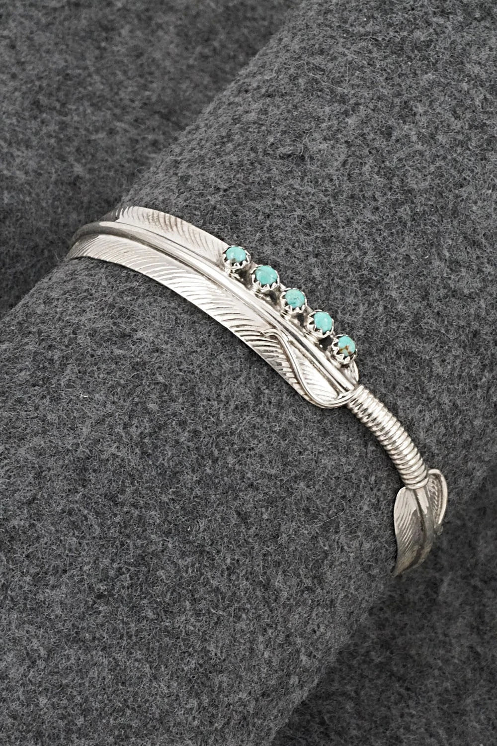 Turquoise and Sterling Silver Bracelet - Aaron Davis