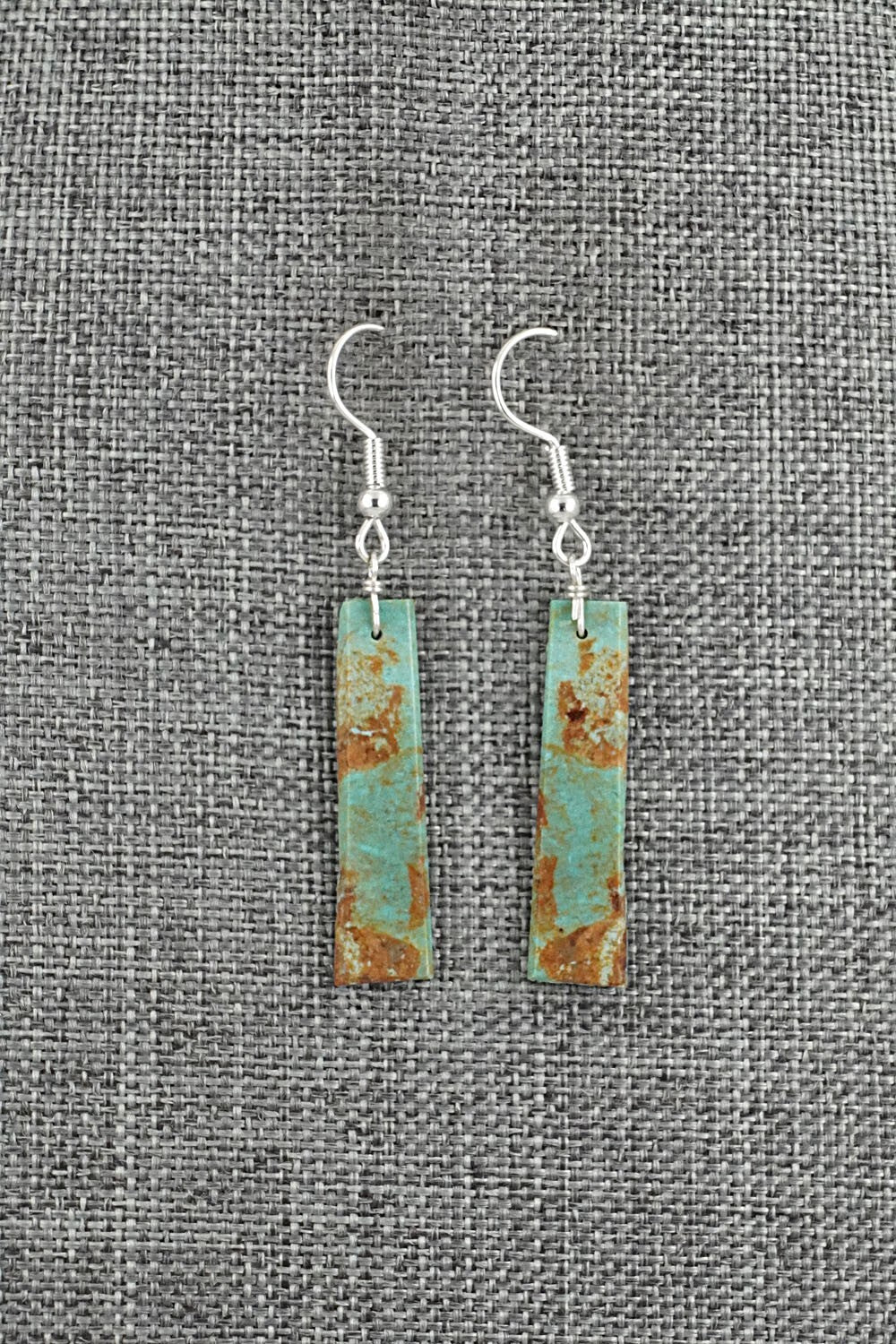 Turquoise & Sterling Silver Earrings - Tammy Nolcot