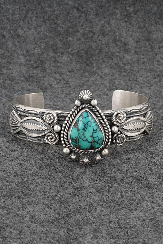 Turquoise & Sterling Silver Bracelet - Michael Calladitto