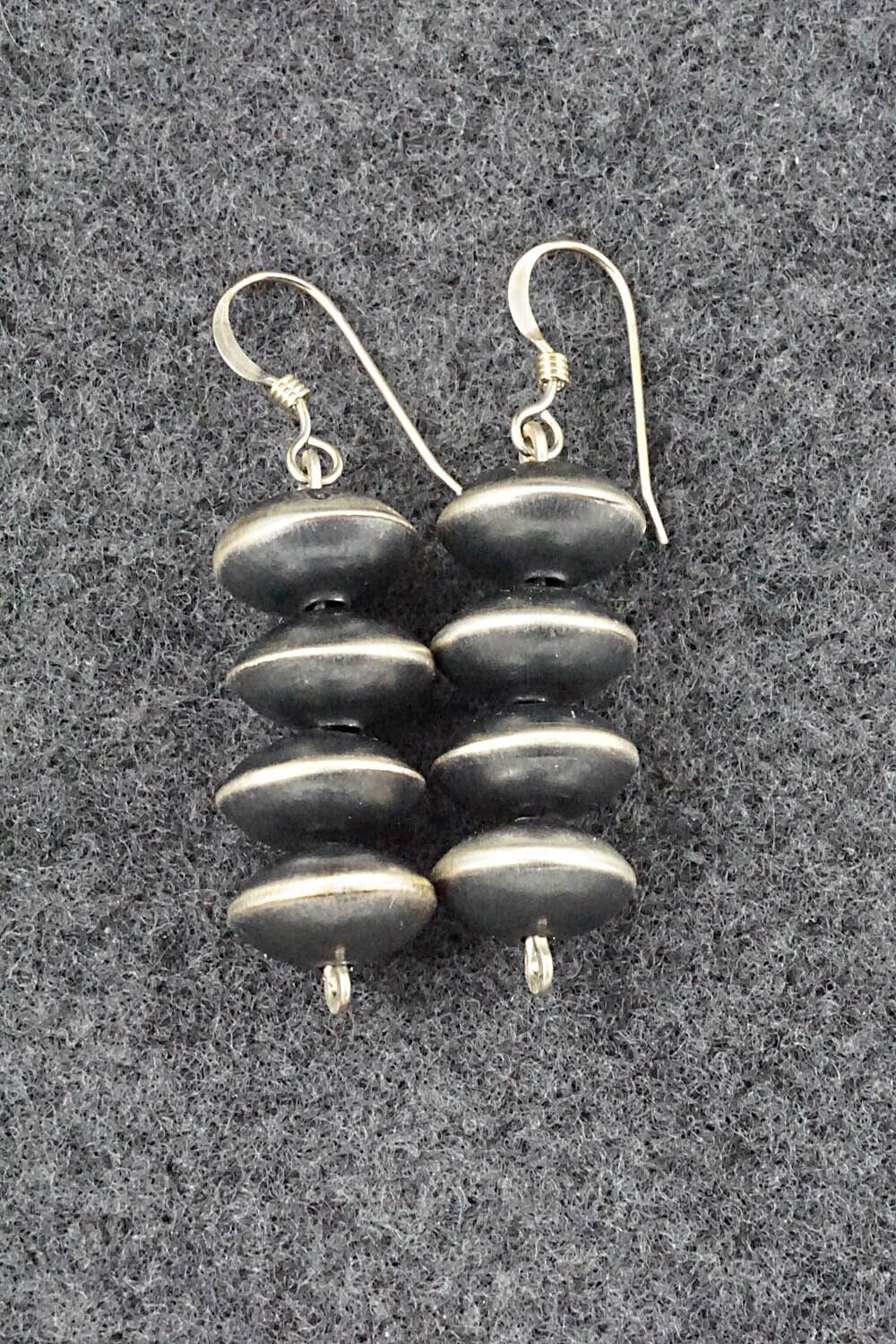 Sterling Silver Navajo Pearl Earrings - Preston Haley