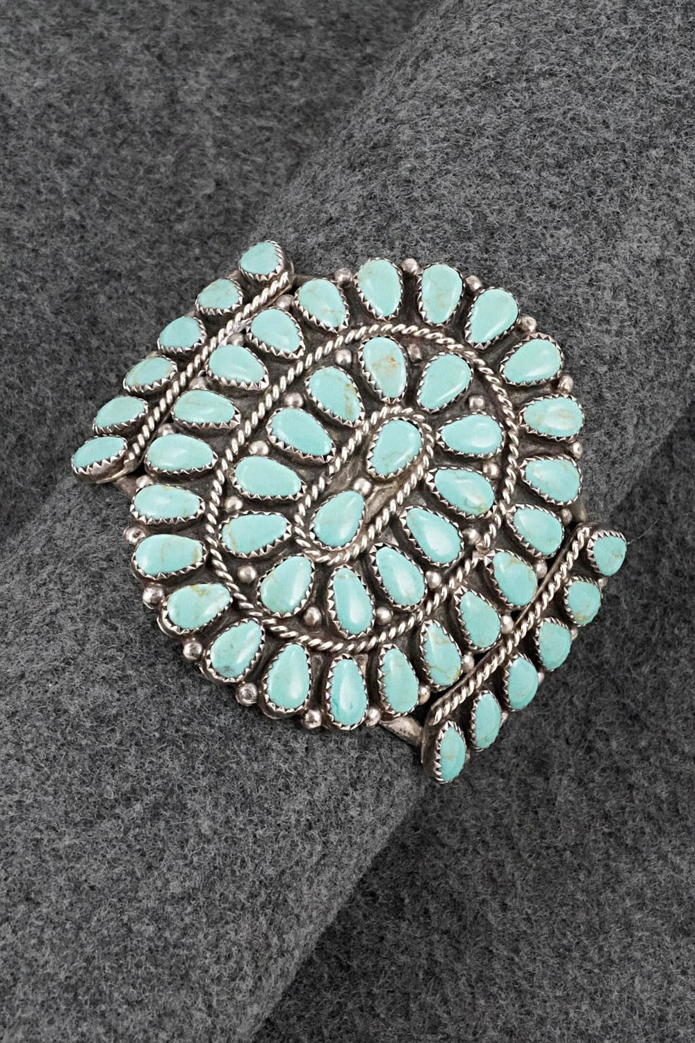 Turquoise & Sterling Silver Vintage Bracelet