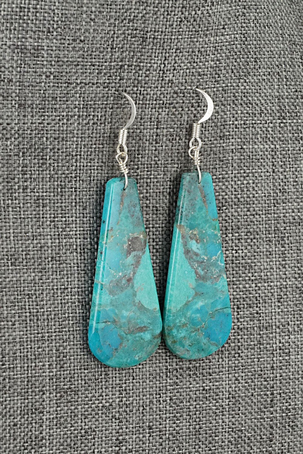 Turquoise & Sterling Silver Earrings - Tammy Nolcot