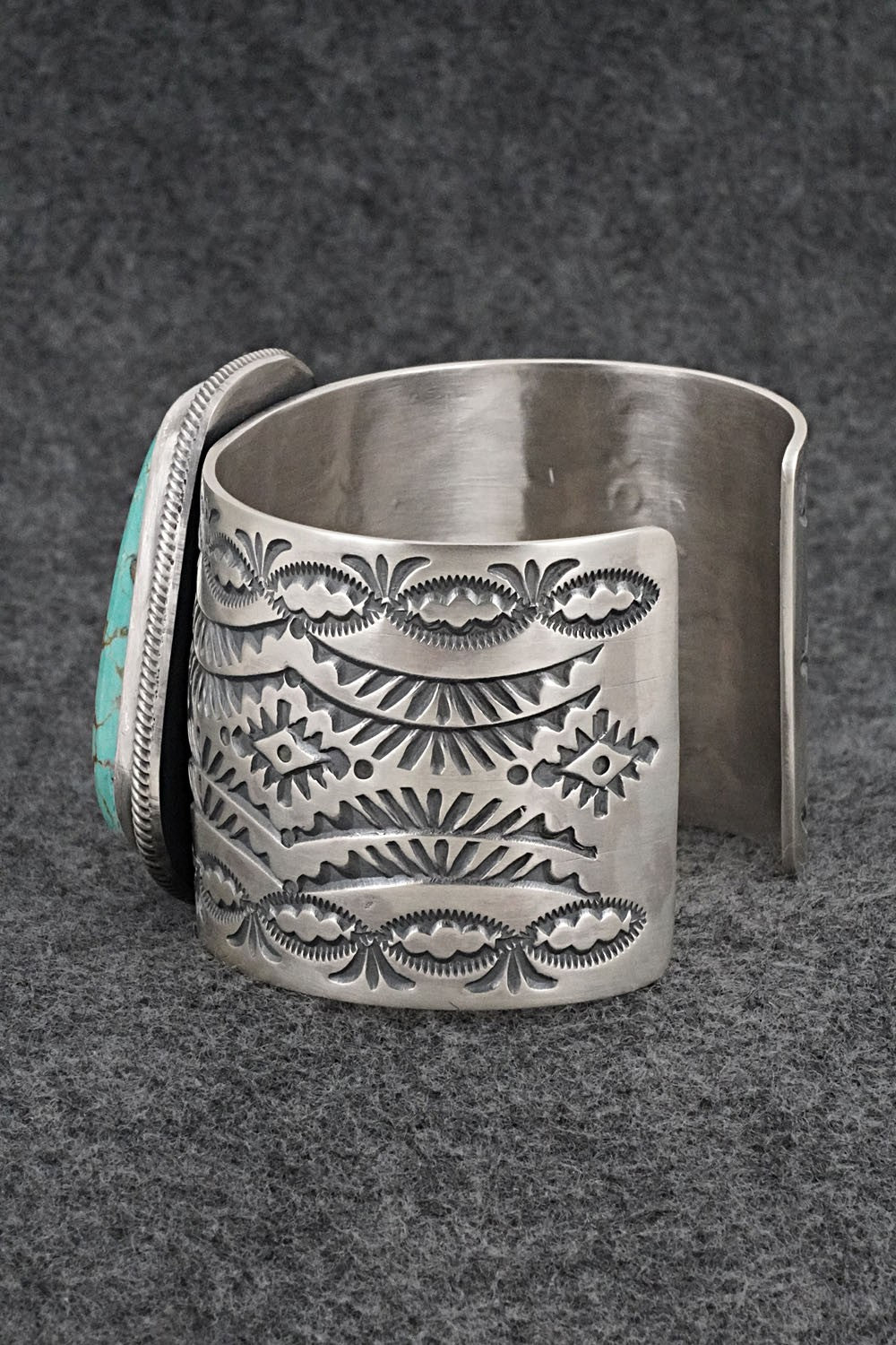 Turquoise & Sterling Silver Bracelet - Mark Yazzie