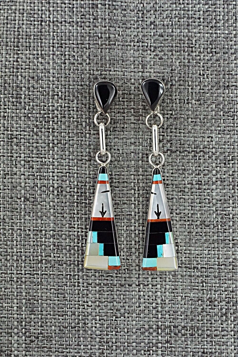 Multi-Stone & Sterling Silver Earrings - Jason Bobelu