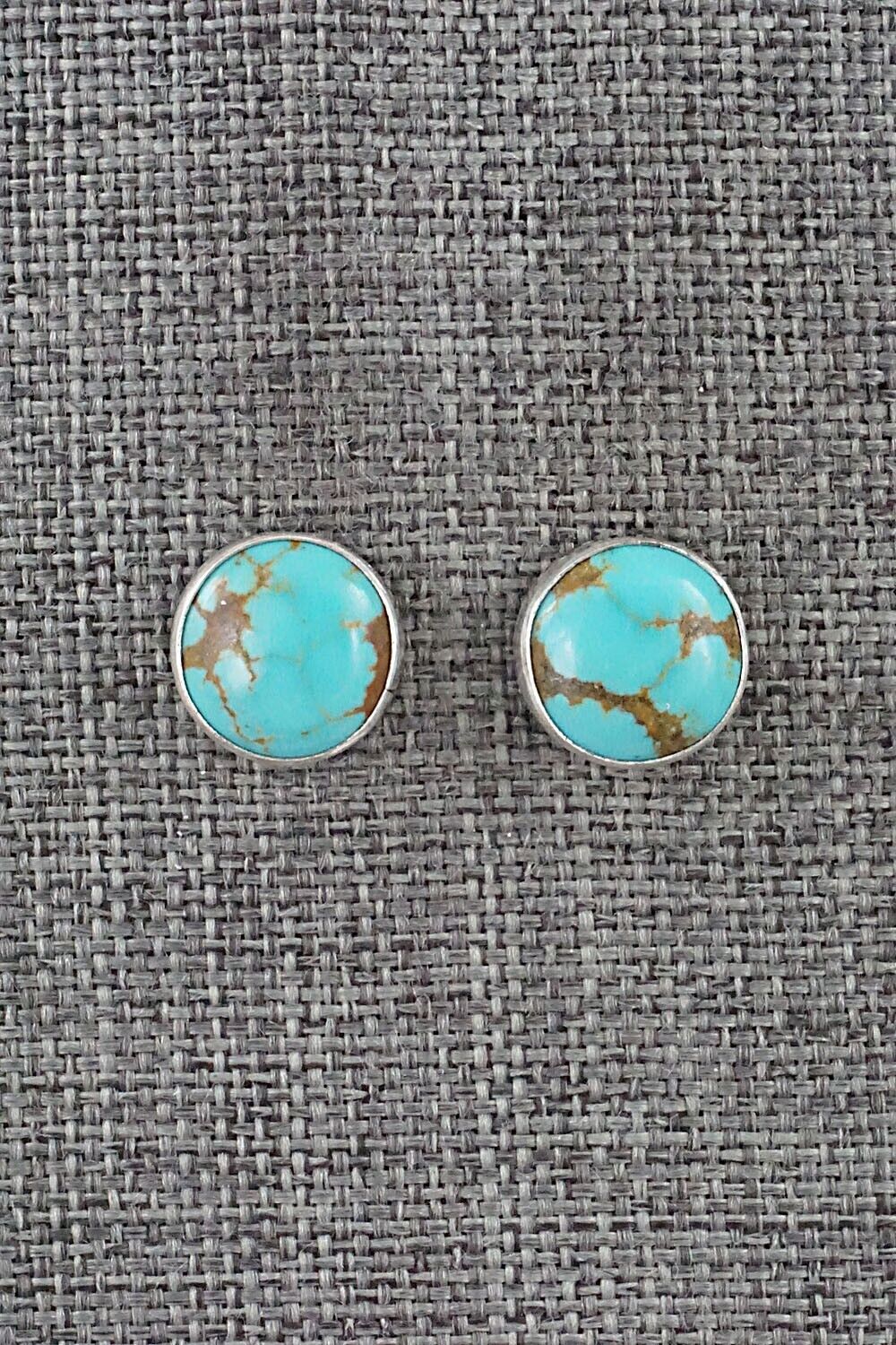 Turquoise & Sterling Silver Earrings - Marco Begaye
