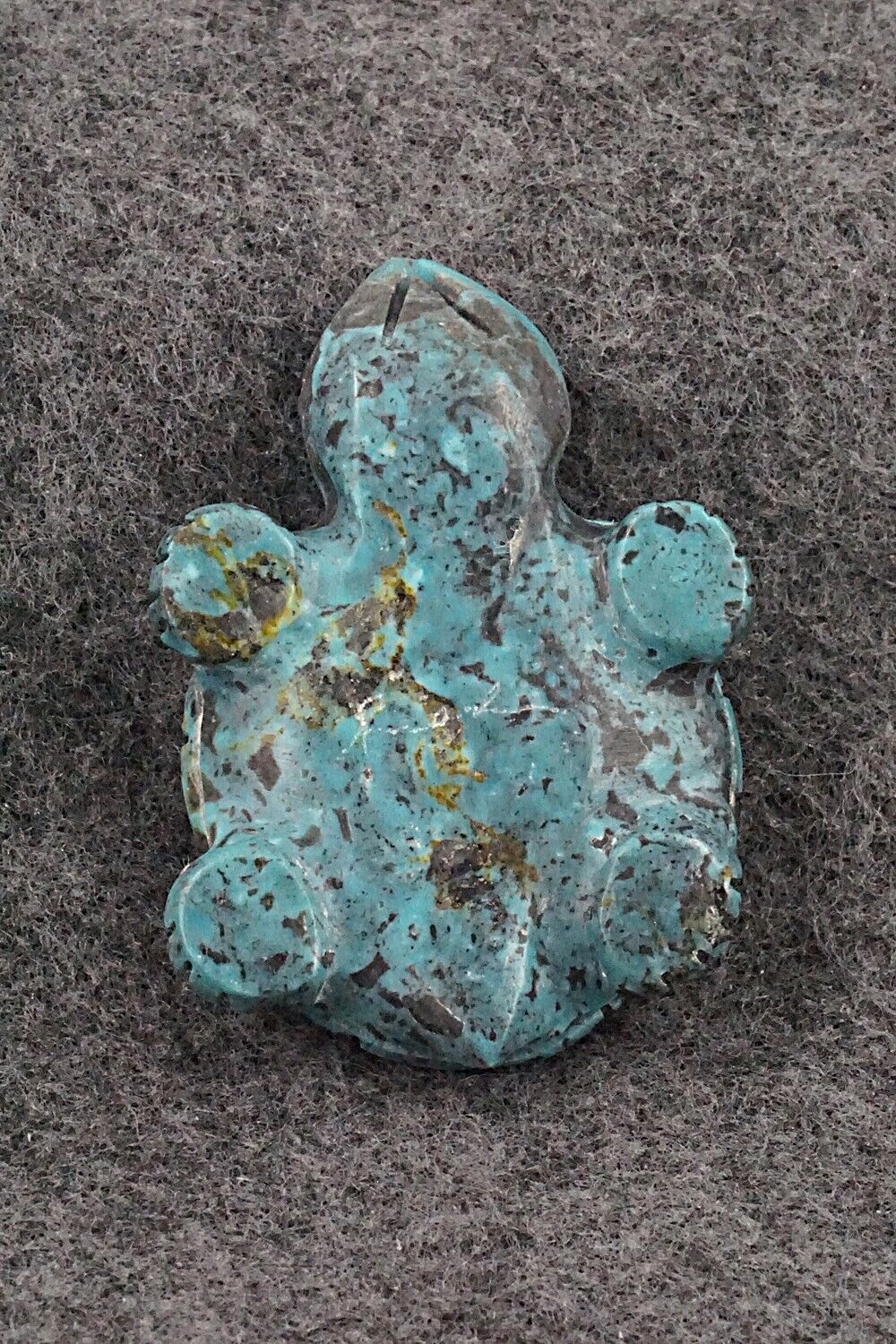 Turtle Zuni Fetish Carving - Reynold Lunasee
