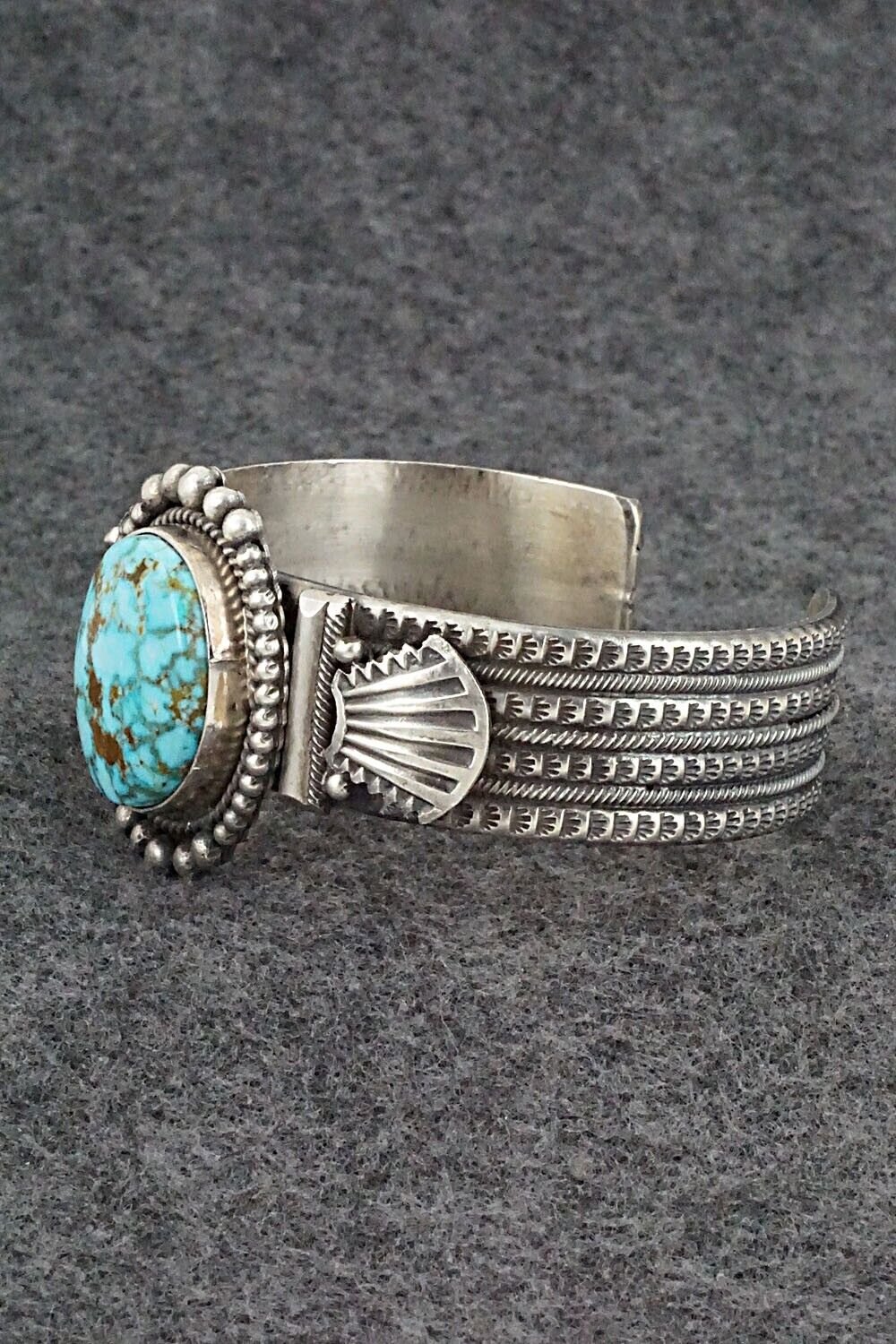 Turquoise & Sterling Silver Bracelet - Michael Calladitto
