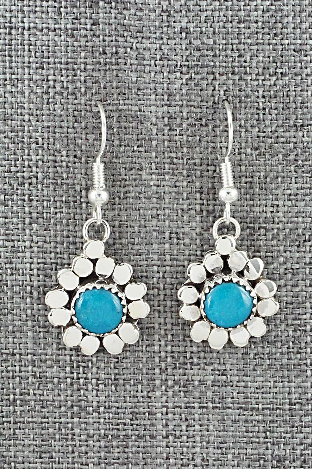Turquoise & Sterling Silver Earrings - Sandra Parkett