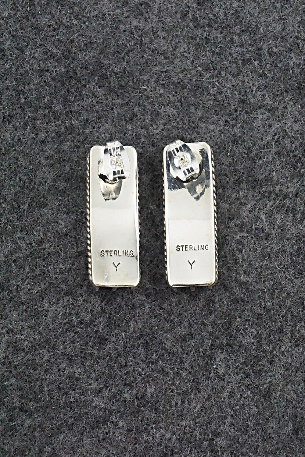 Sterling Silver Earrings - Darrell Yazzie