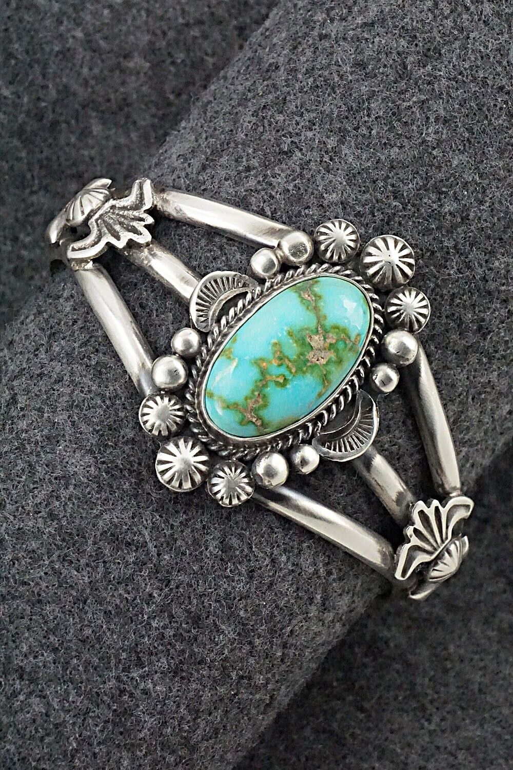Turquoise & Sterling Silver Bracelet - Rosita Calladitto