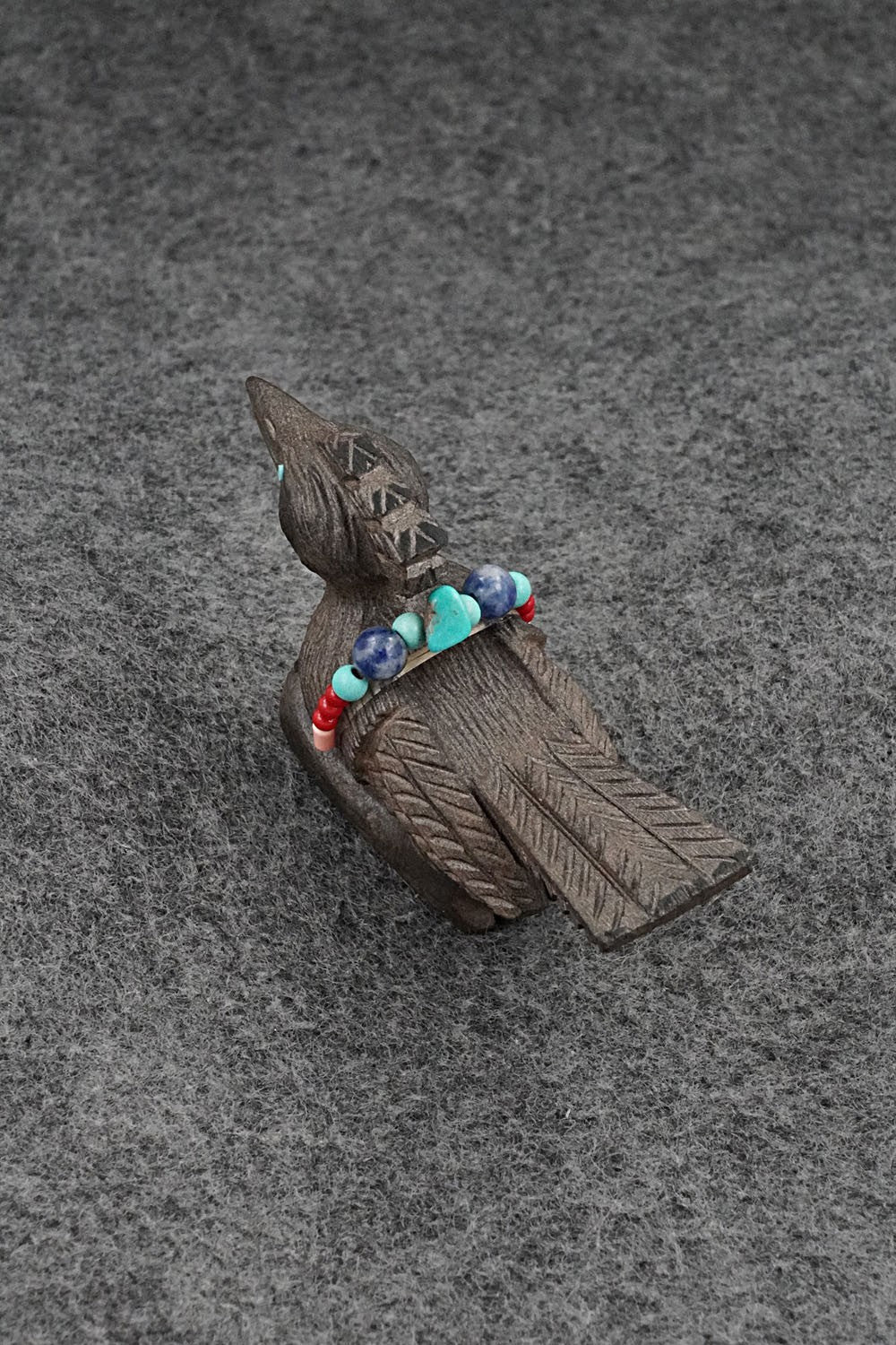 Roadrunner Zuni Fetish Carving - Douglas Martza