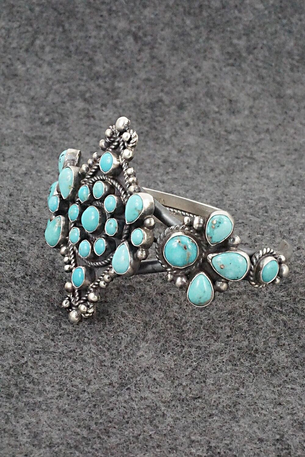 Turquoise & Sterling Silver Bracelet - Devin Brown